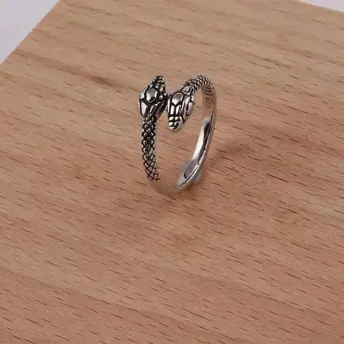 Ring Of Fire Snake adjustable ring Size ONE SIZE - 4 Thumbnail