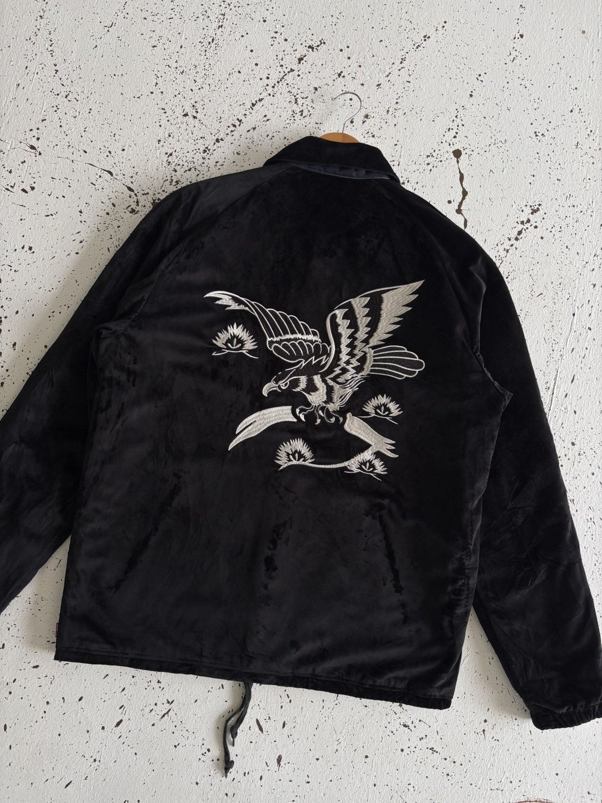 Levi's Levi's Reversible Light Velor Big Eagle Sukajan Coach Jacket Size US M / EU 48-50 / 2 - 1 Thumbnail