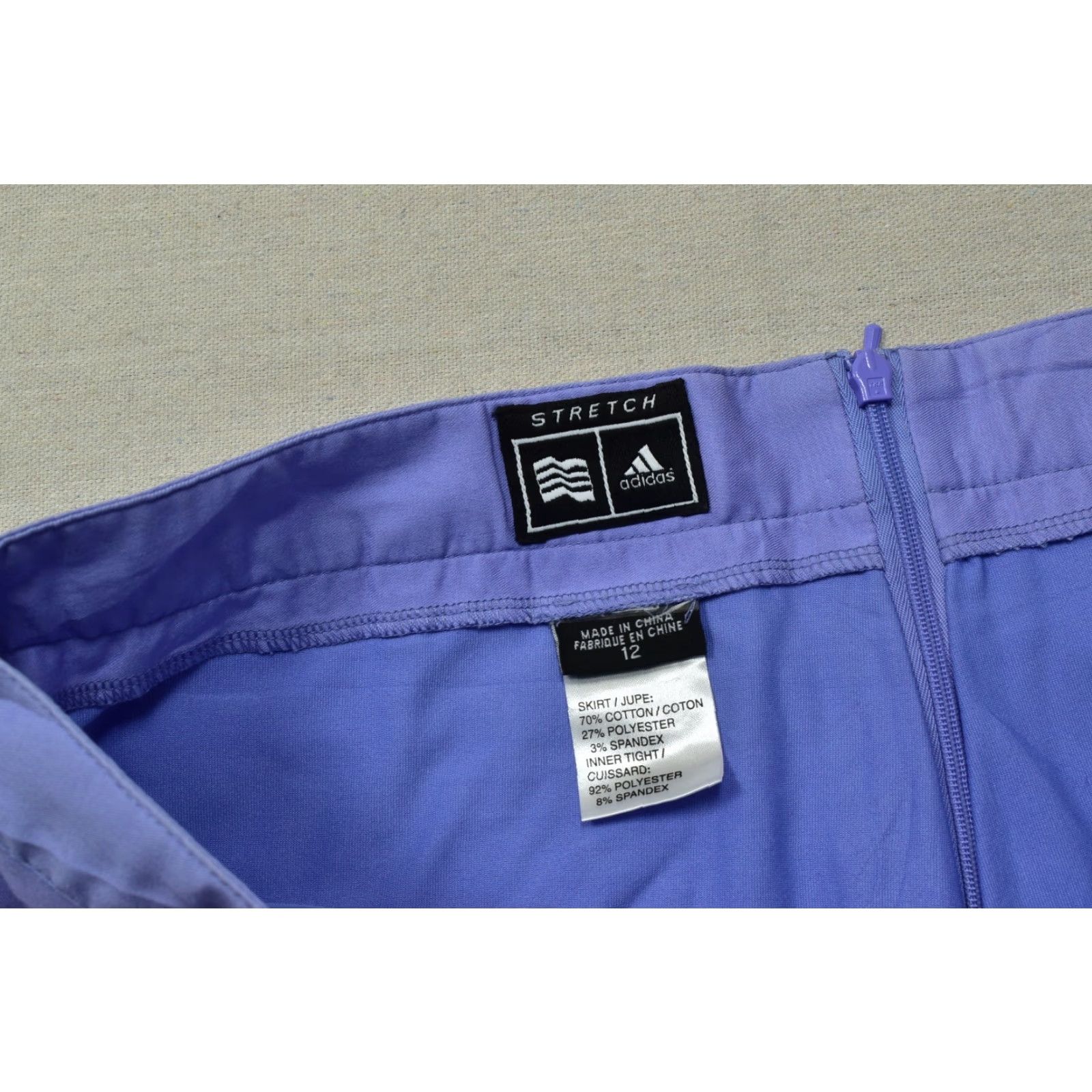 Adidas Adidas Skort Women 12 Light Blue Stretch Golf Pockets Short XS (adjust as needed within 200 chars) Size 34" / US 12 / IT 48 - 6 Thumbnail