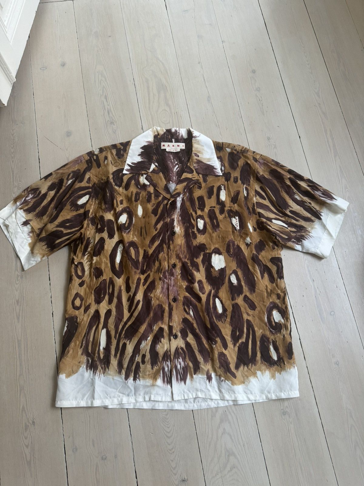 Marni Marni animal print shirt Size US L / EU 52-54 / 3 - 1 Thumbnail