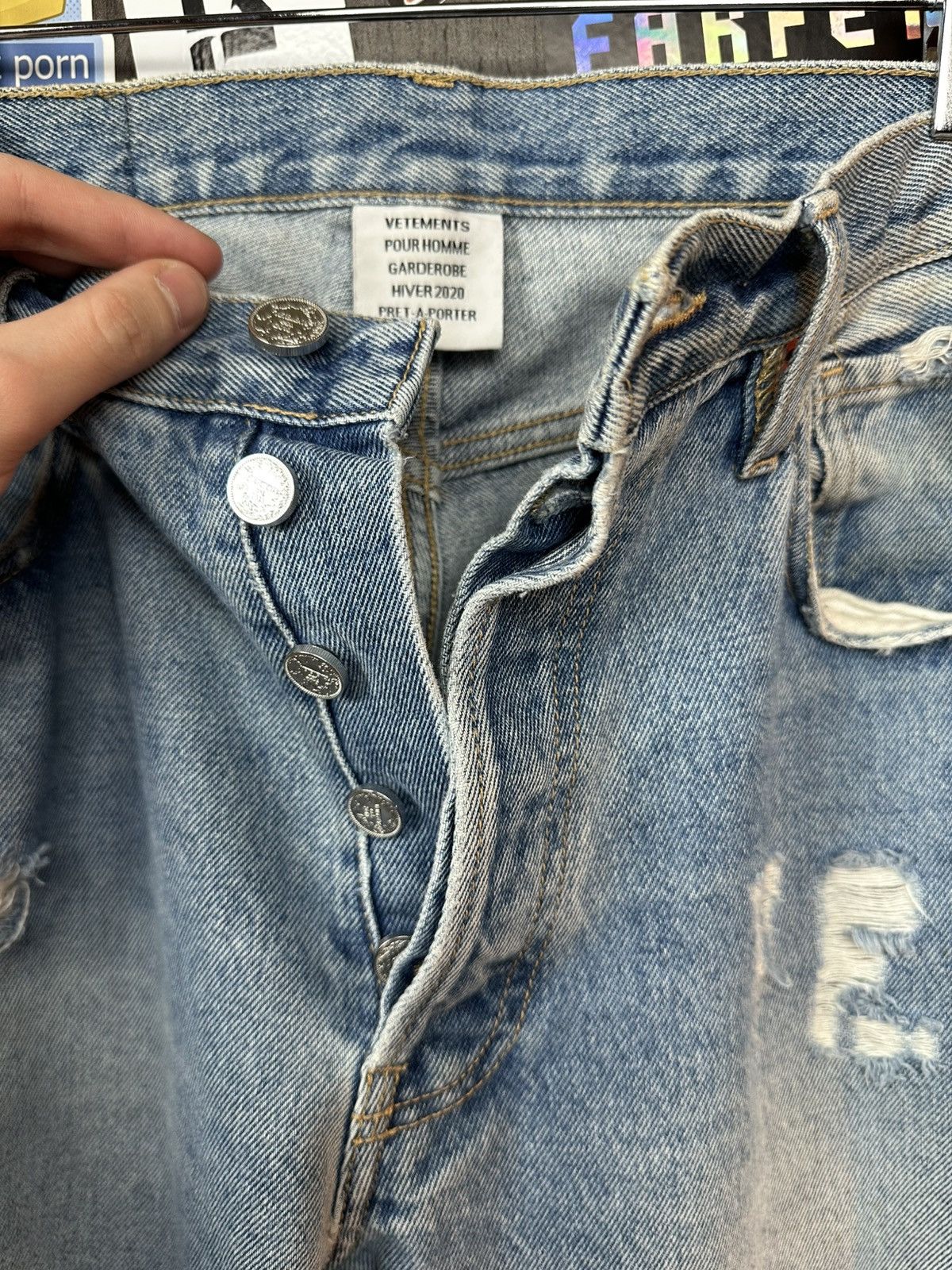Vetements FW19 VETEMENTS ANARCHY DENIM Size US 32 / EU 48 - 11 Thumbnail