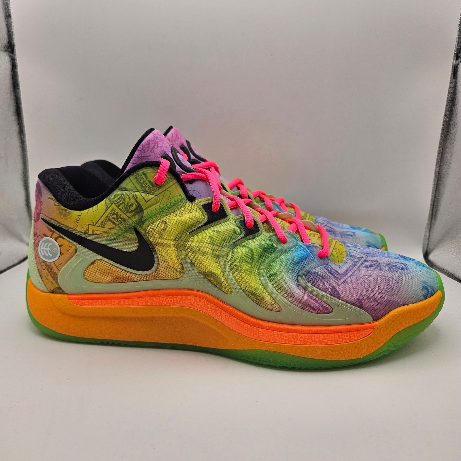 Nike NIKE X KD 17 MEN'S 13 EASY MONEY ALL STAR BASKETBALL SHOES Size US 13 / EU 46 - 4 Thumbnail