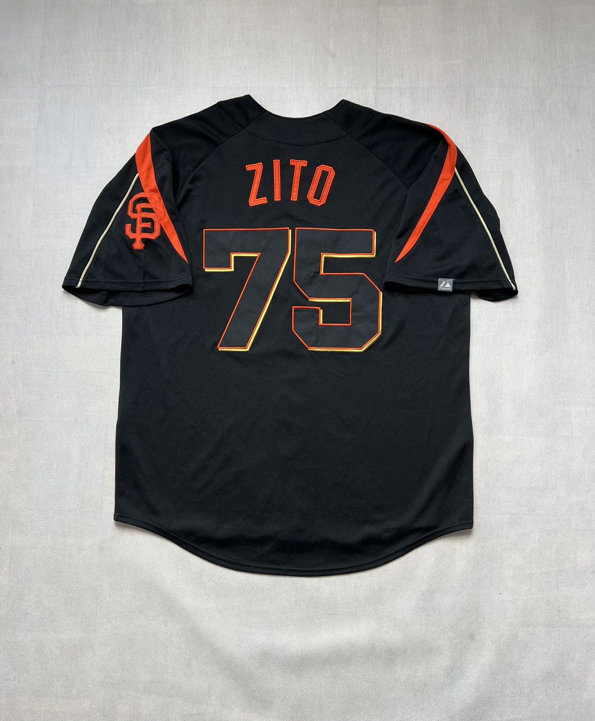 MLB × Majestic Majestic San Francisco Giants Barry Zito 75 MLB Jersey Size US L / EU 52-54 / 3 - 3 Thumbnail