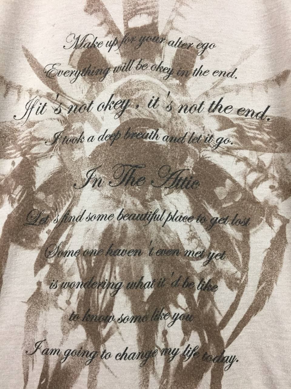 In The Attic In The Attic Alter Ego Inspirational Quote Graphic Tee Size US S / EU 44-46 / 1 - 4 Thumbnail