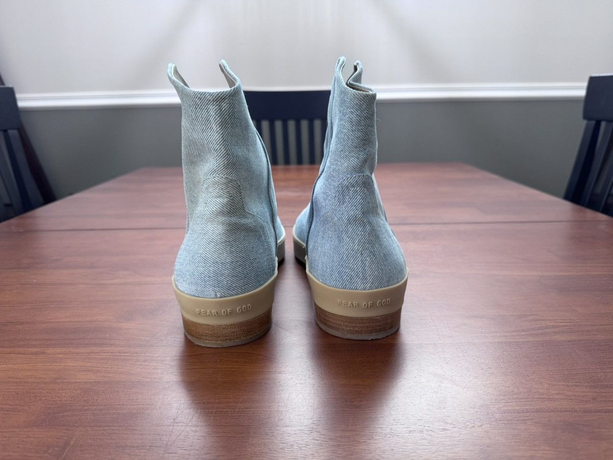 Fear of God Fear of God Sixth Collection Chelsea Denim Boot Size US 12 / EU 45 - 4 Thumbnail