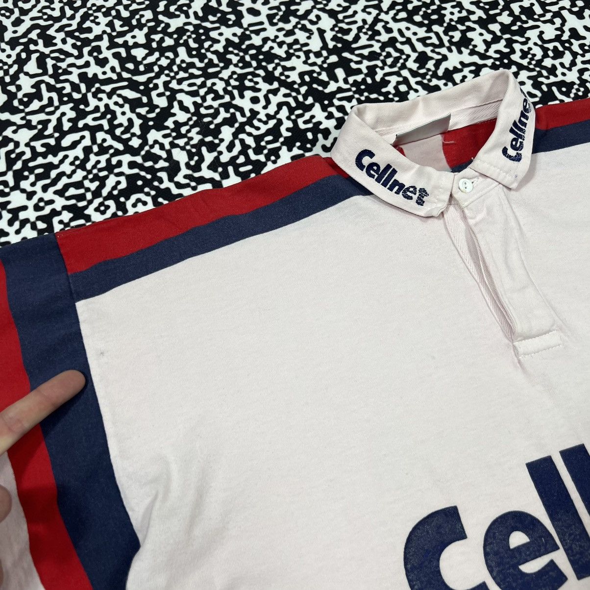 Vintage Vintage 90s England Rugby Jersey Cellnet Retro Sport Style Size US XL / EU 56 / 4 - 15 Thumbnail