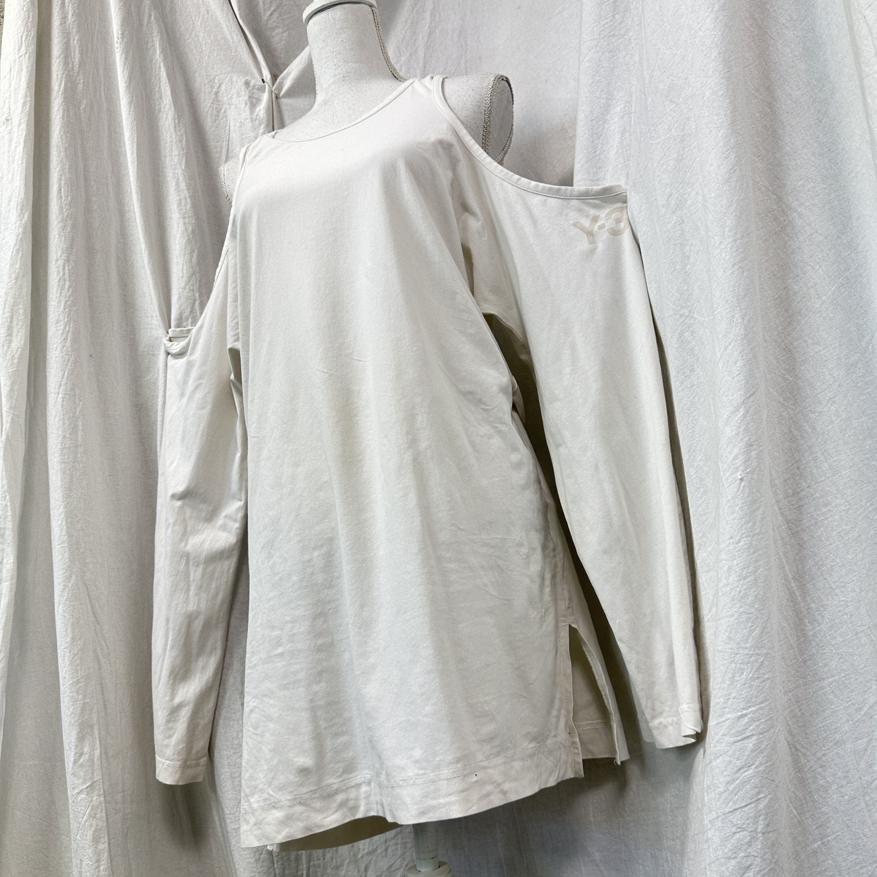 Yohji Yamamoto Vintage Adidas x Yohji Yamamoto Y3 Bare Shoulders Top Y2K Size M / US 6-8 / IT 42-44 - 8 Thumbnail