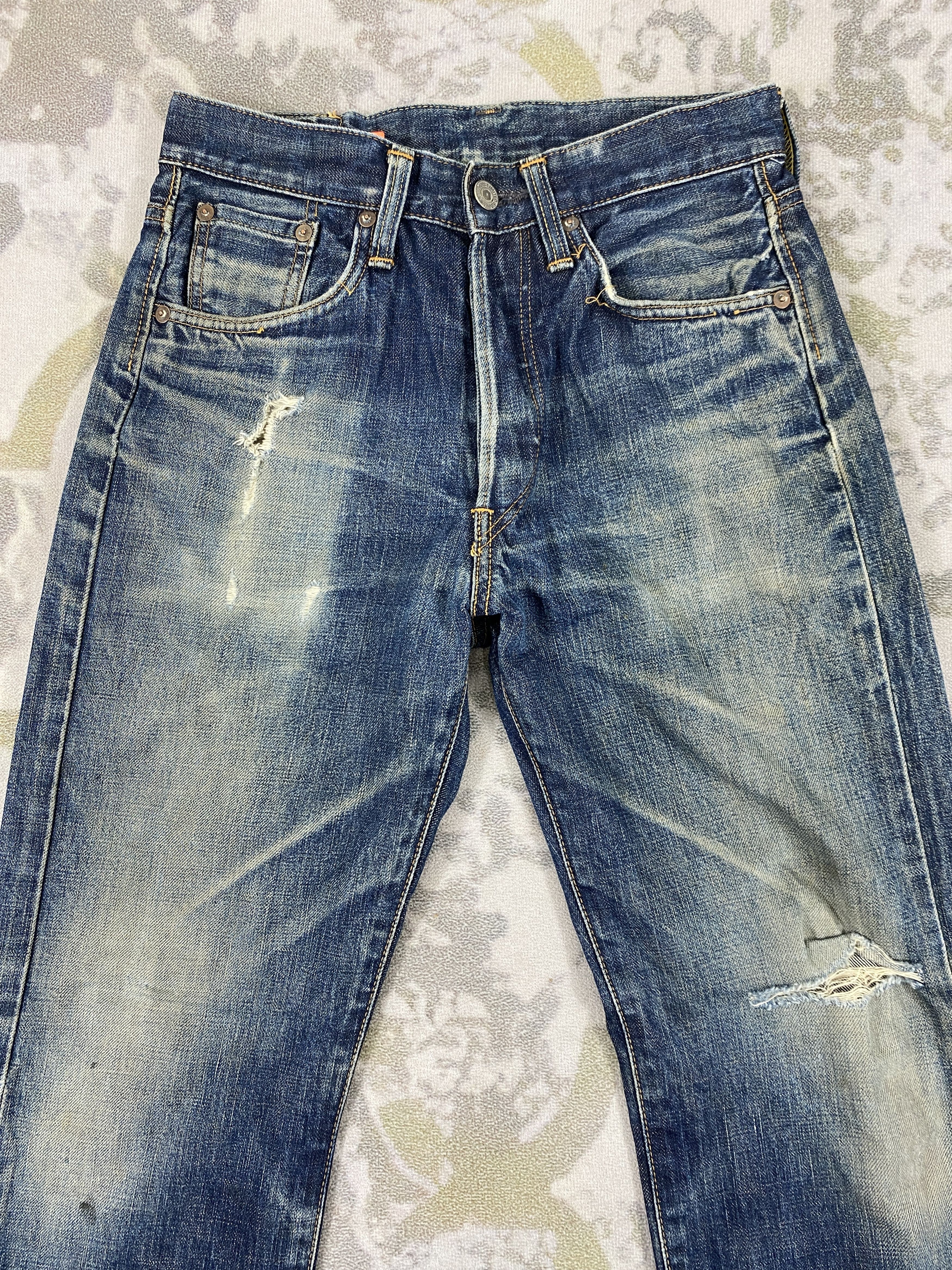 Edwin Selvedge Vintage Edwin Jeans 27x28.5 Denim- JN3725 Size US 27 - 3 Thumbnail