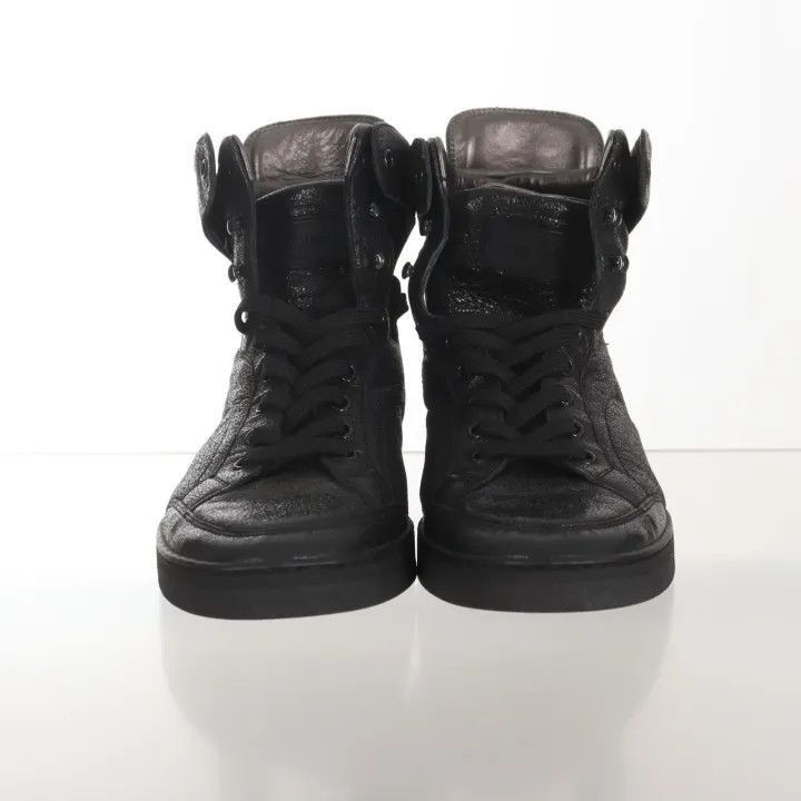 Louis Vuitton Louis Vuitton High-Top Black Sneakers -2508 Size US 5.5 / EU 38 - 1 Thumbnail