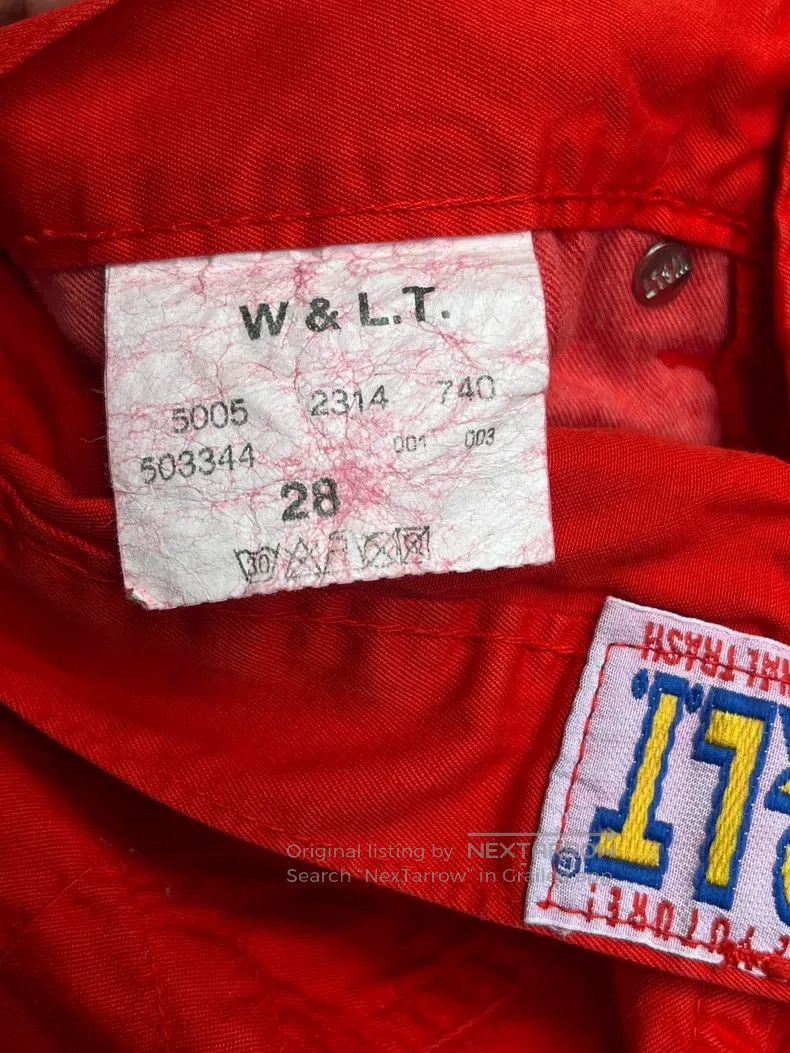 Walter Van Beirendonck Walter Van Beirendonck Mediaeval show red jeans Size US 28 / EU 44 - 6 Thumbnail
