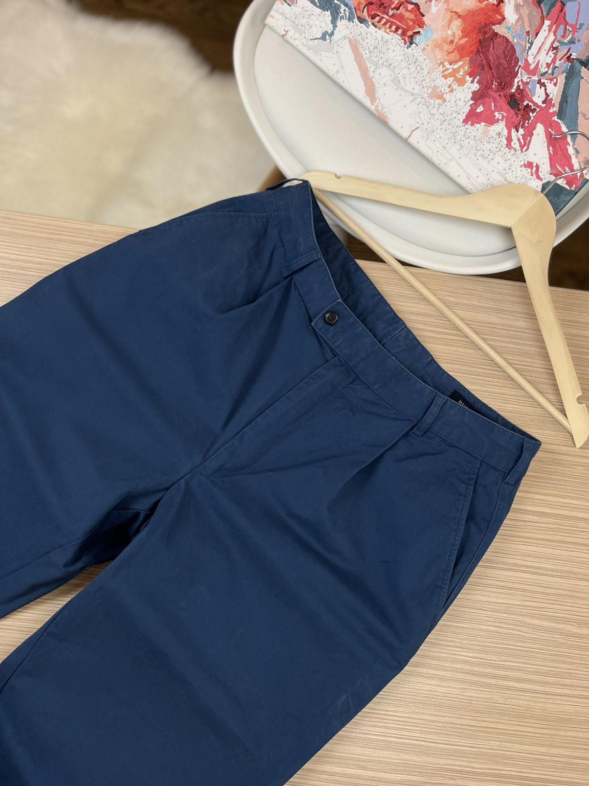 Burberry × Vintage Burberry Blue Casual Pants Men's Size US 34 / EU 50 - 3 Thumbnail