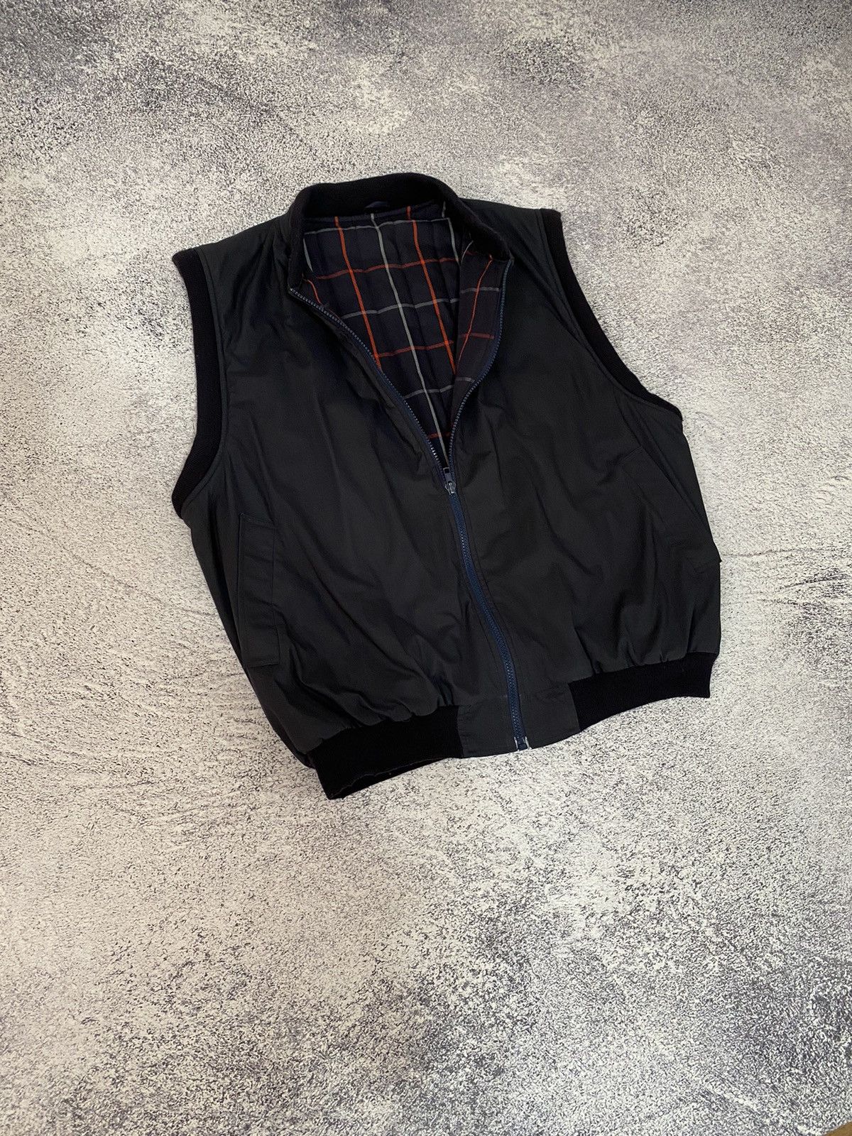 Burberry RARE🌪️ VINTAGE Burberrys Zipper Vest Size US L / EU 52-54 / 3 - 2 Thumbnail
