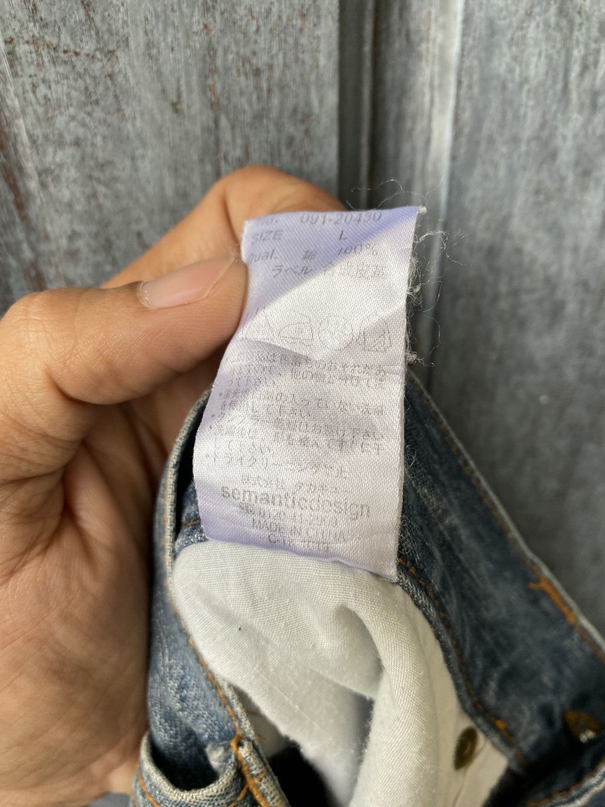 semanticdesign semanticdesign Short Jeans Denim Japanese Distressed Vintage Size US 30 / EU 46 - 17 Thumbnail
