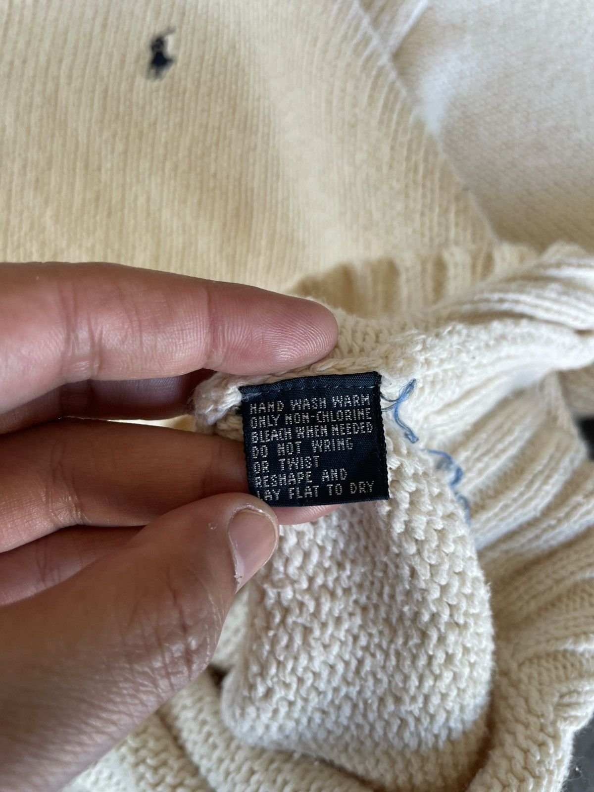 Polo Ralph Lauren 90s Vintage Polo Ralph Lauren Sweater Cable Knit Jumper Size US XL / EU 56 / 4 - 6 Thumbnail