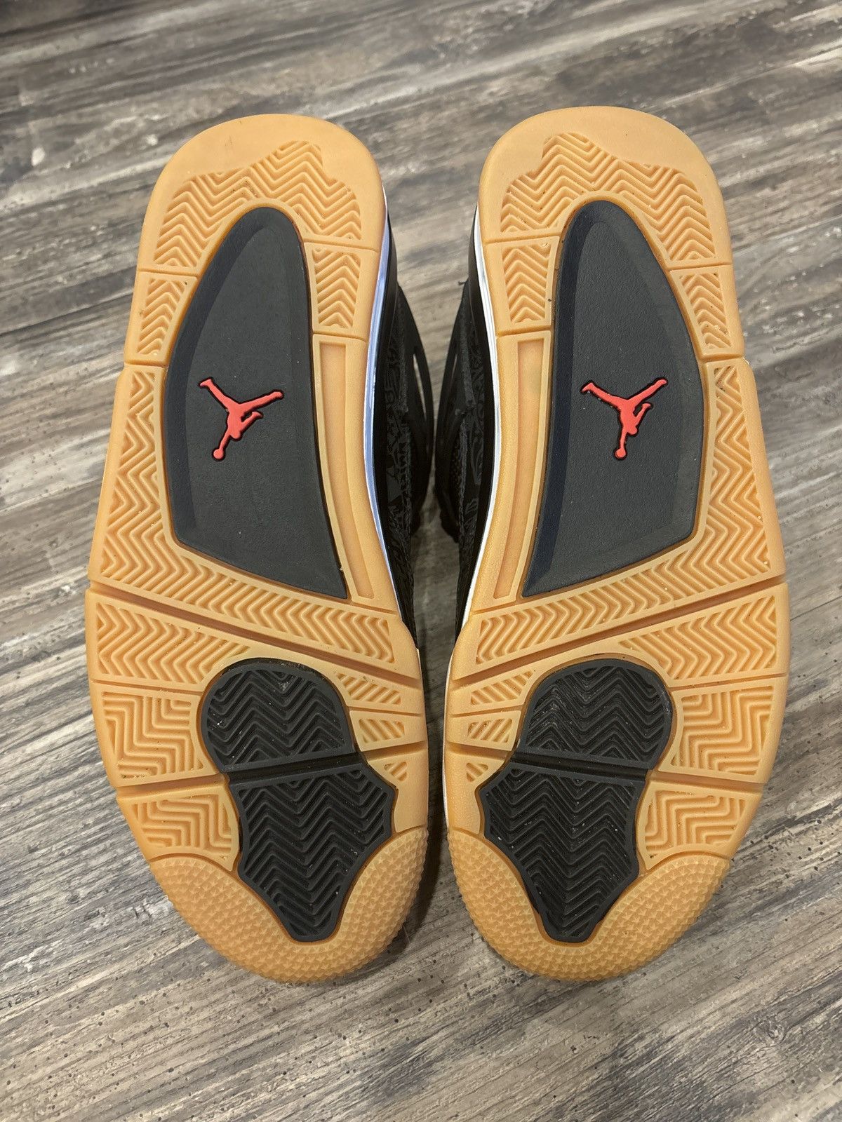 Jordan Brand Jordan 4 Retro Laser Black Gum - Size 11 Size US 11 / EU 44 - 6 Thumbnail