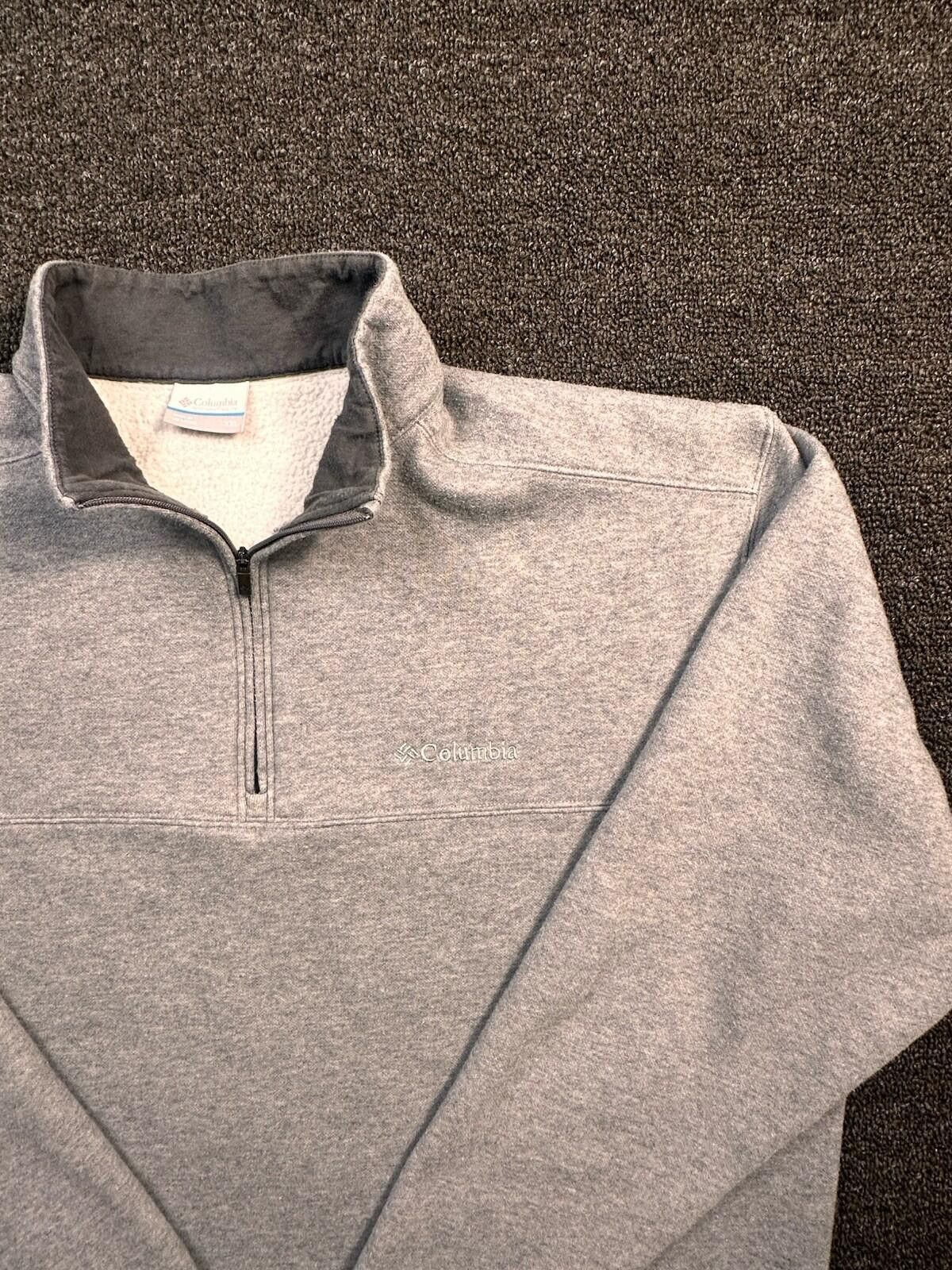 Columbia Columbia Men’s 2XL Gray Fleece 1/4 Zip Pullover Sweatshirt Size US XXL / EU 58 / 5 - 2 Thumbnail