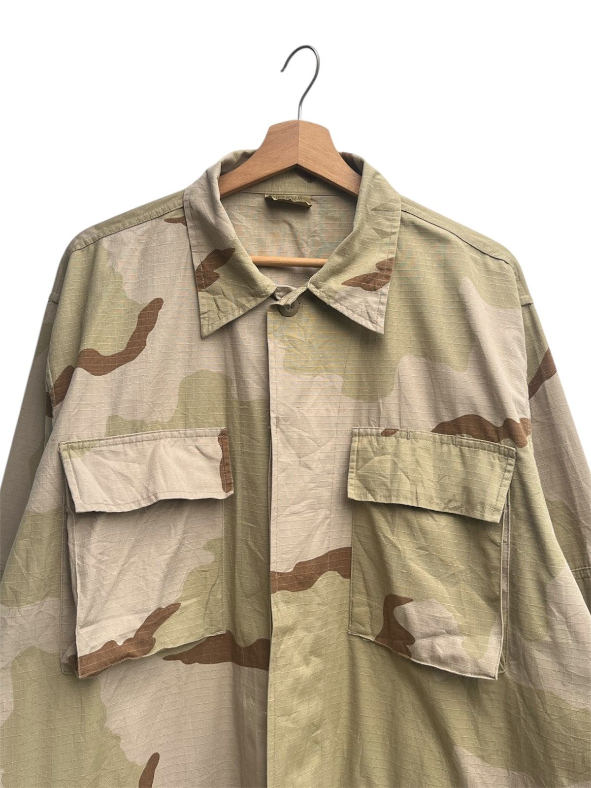 Vintage Desert Camouflage Nato Military Combat Jacket Size US L / EU 52-54 / 3 - 8 Thumbnail