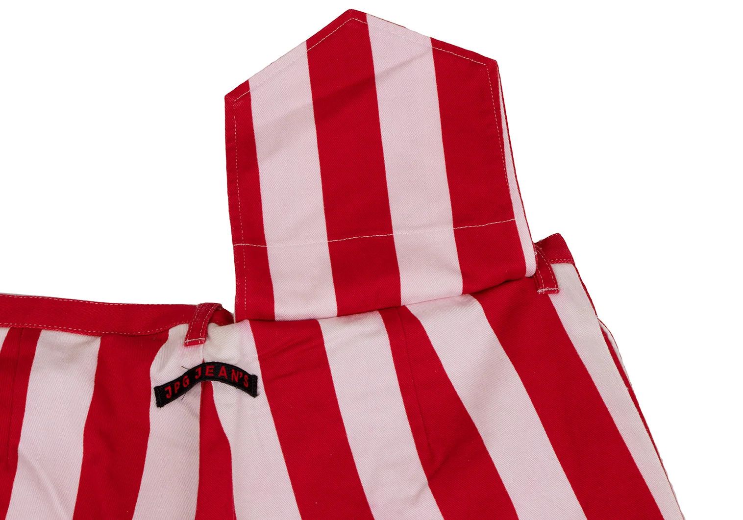 Jean Paul Gaultier Cotton Stripe Pants in Red and White Size 48 Size US 32 / EU 48 - 15 Thumbnail