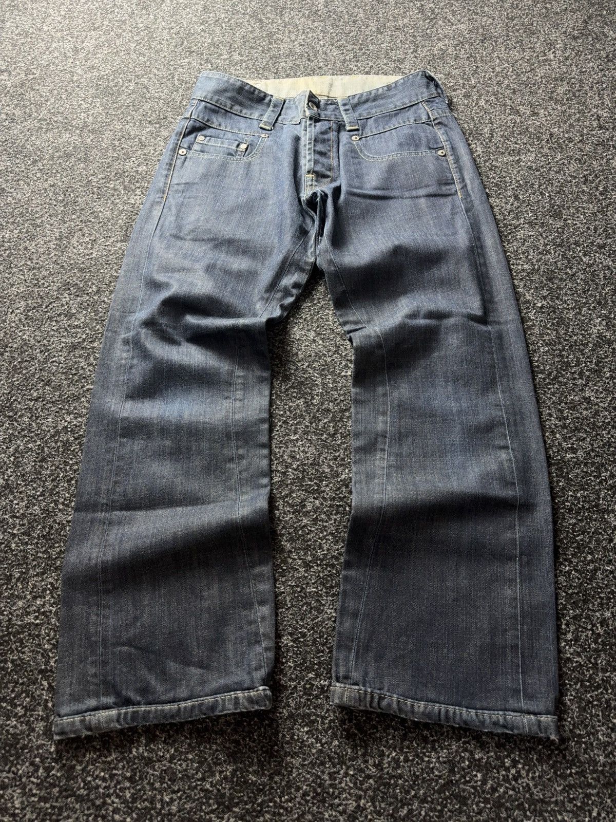 G-Star Vintage 00s G-Star 3301 Dark Wash Denim Jeans Straight Fit Size US 30 / EU 46 - 1 Thumbnail