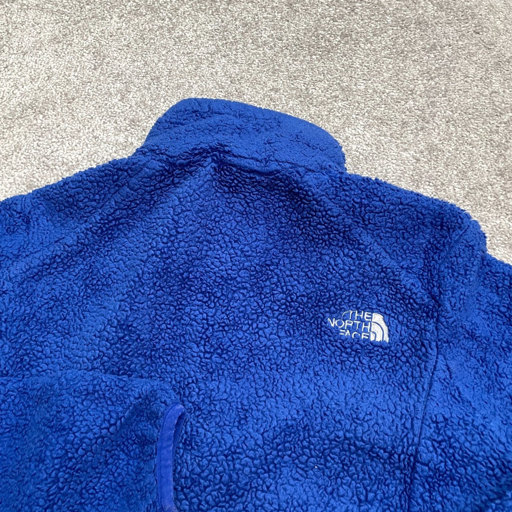 The North Face The North Face Jacket Womens Small Blue Full Zip Pockets Outdoor Hiking | Regular Fit | 1/4 Zip | Pockets | Polyester Lining | Solid Pattern Size S / US 4 / IT 40 - 4 Thumbnail