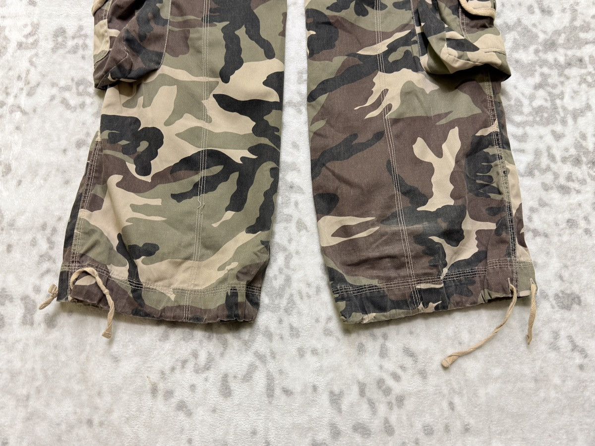 GOA Spiral Girl Camo Cargo Flare Pants Low Rise Women Denim Size US 29 - 13 Thumbnail