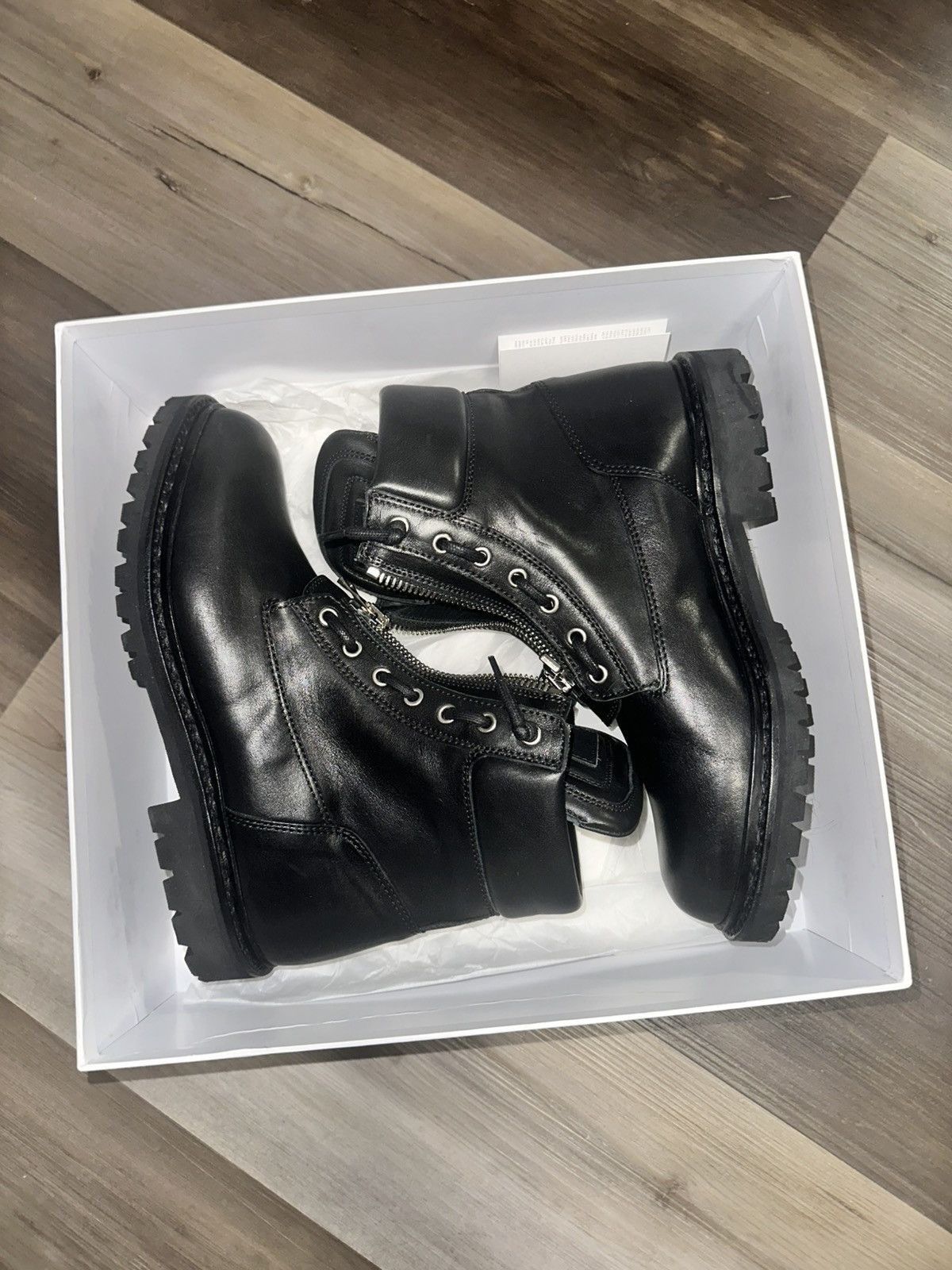 Balmain Balmain Charlie Leather Ranger Boots Size US 10 / EU 43 - 1 Thumbnail