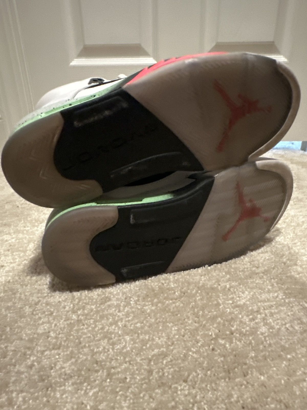 Jordan Brand Jordan 5 Retro Poison Green Size US 10.5 / EU 43-44 - 7 Thumbnail