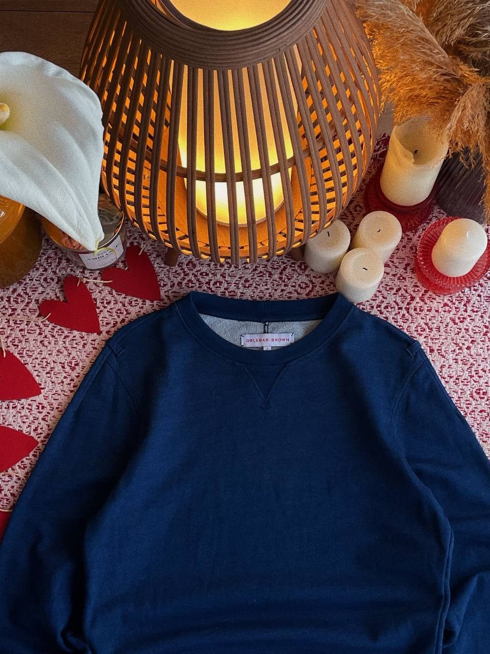 Orlebar Brown Orlebar Brown Sweatshirt Navy Cotton Thumbholes Size US S / EU 44-46 / 1 - 7 Thumbnail