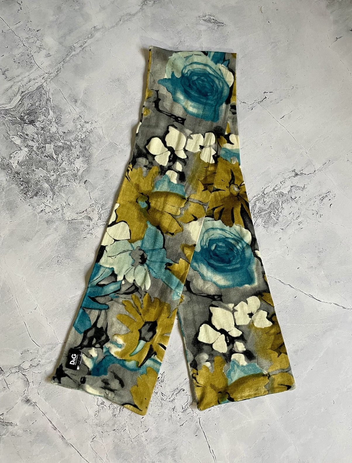 Dolce & Gabbana Dolce Gabbana Flowers Printed Scarf Size ONE SIZE - 3 Thumbnail