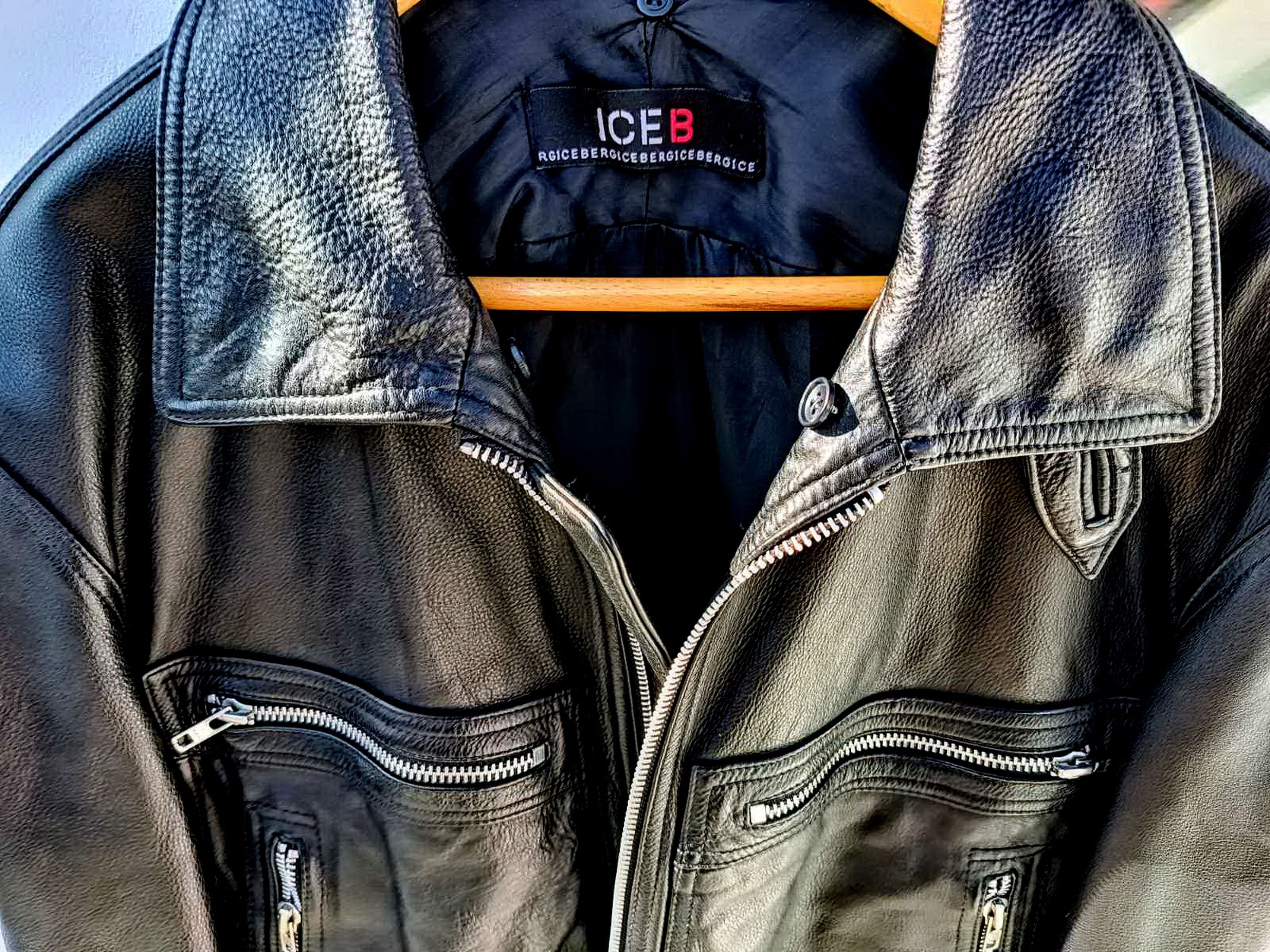 Iceberg ICEBERG Leather Jacket Italy Size US L / EU 52-54 / 3 - 5 Thumbnail
