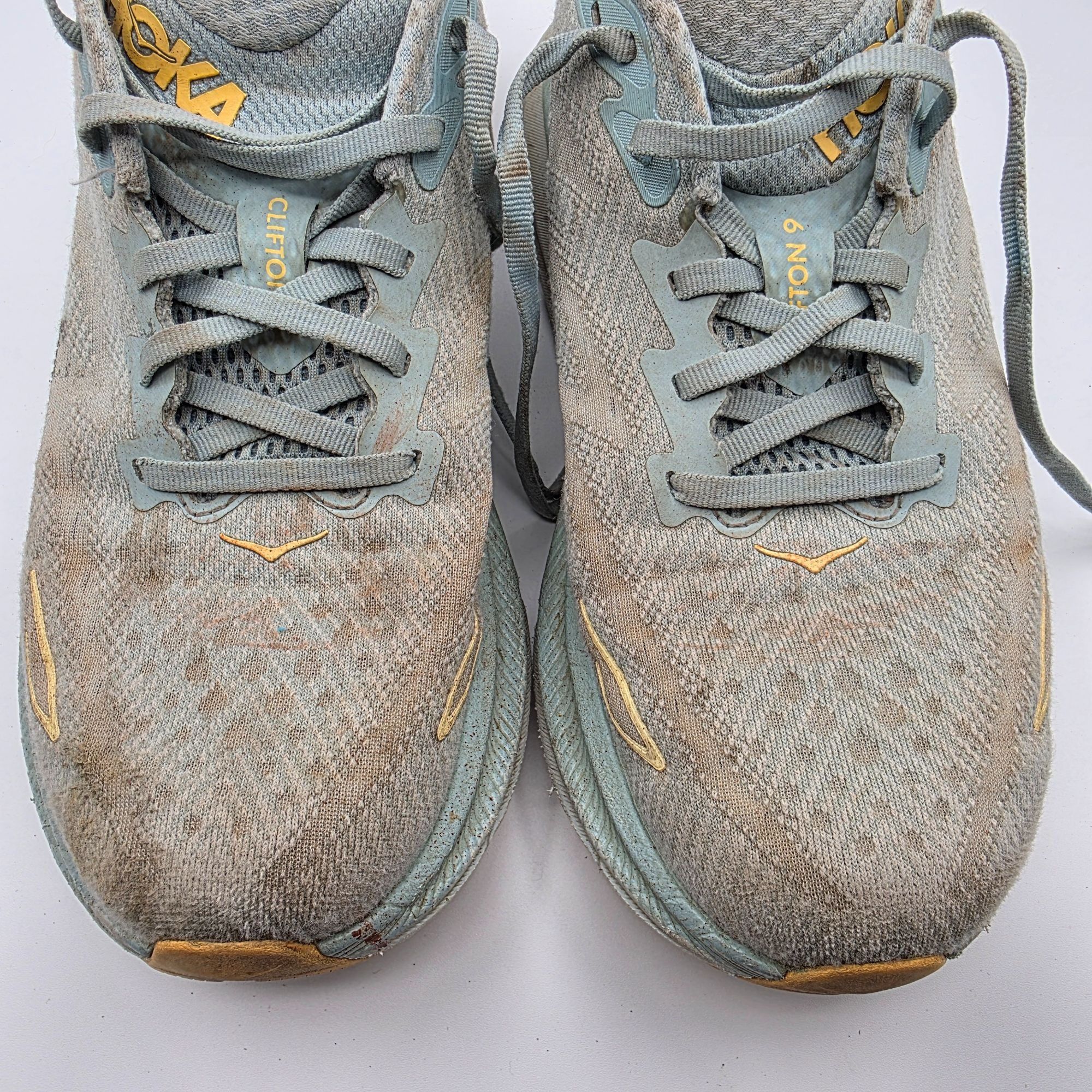 Hoka Hoka One One Clifton 9 Womens Size 7 B Cloud Blue Ice White Size US 7 / IT 37 - 10 Thumbnail