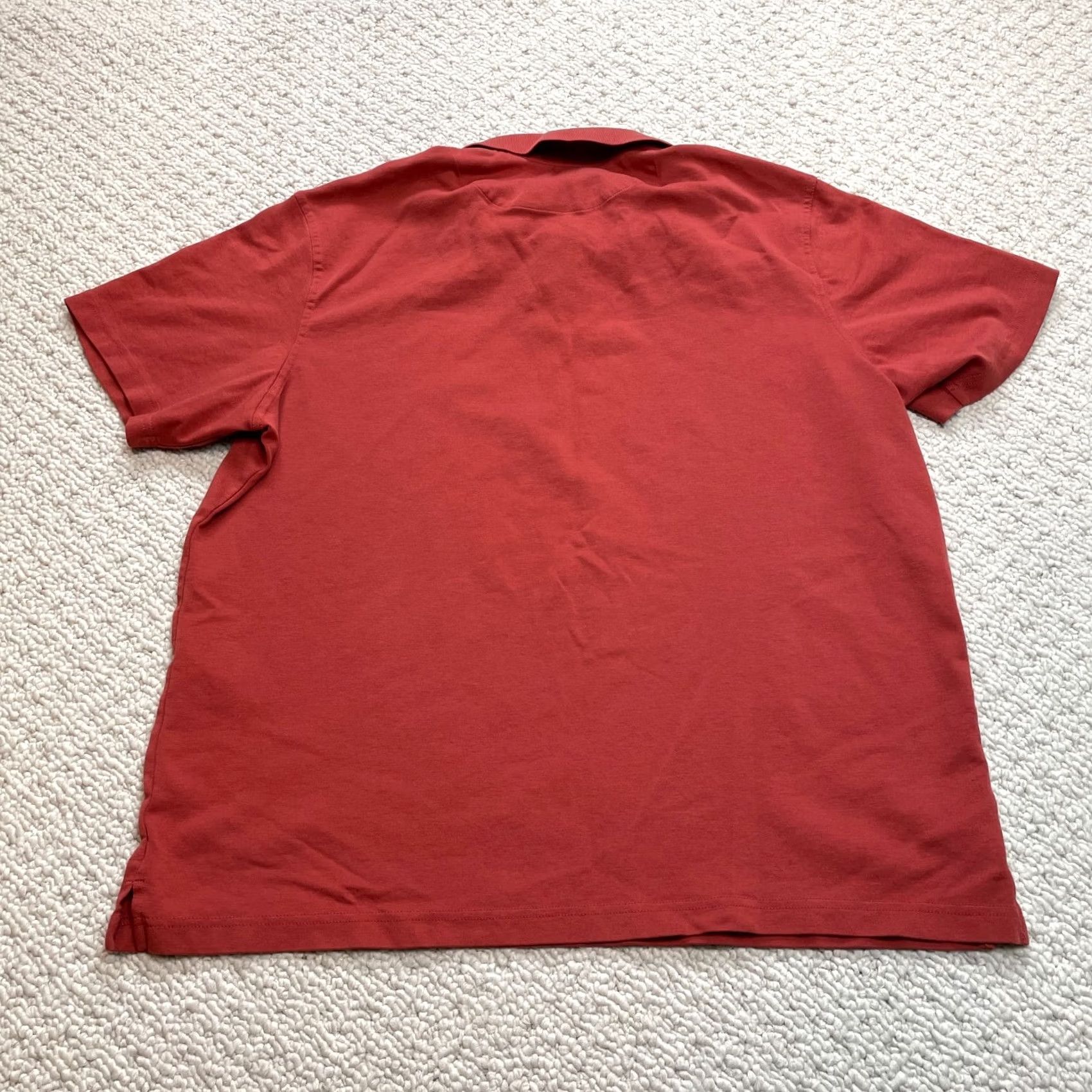 Tasso Elba Tasso Elba Polo Shirt Mens XL Red Short Sleeve Collared Cotton Golf Casual Shirts Mens XL Red Size US XL / EU 56 / 4 - 8 Thumbnail