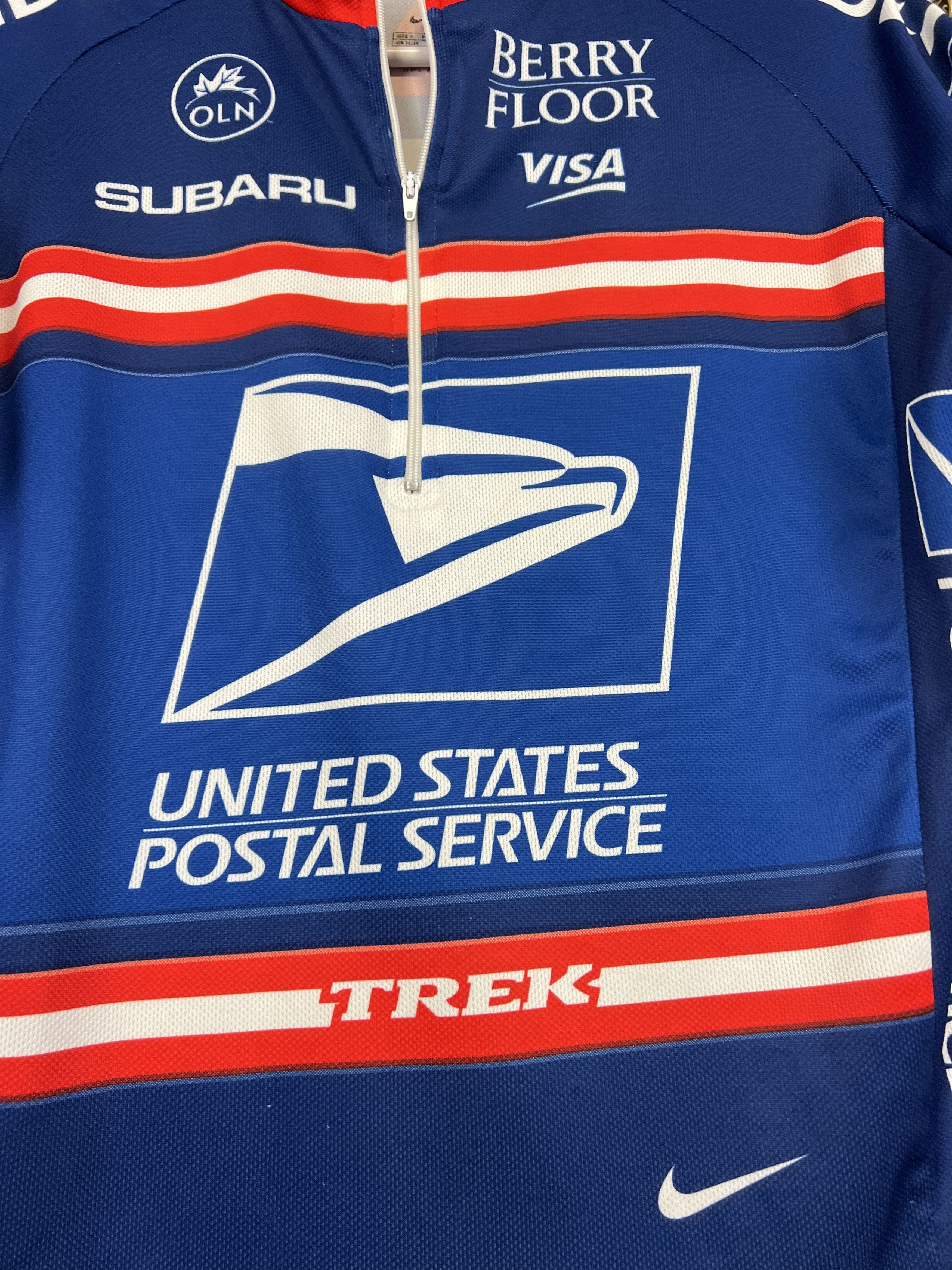 Nike United States Postal ServiceUSPS Cycling Biking Jersey Shirt Size US S / EU 44-46 / 1 - 4 Thumbnail