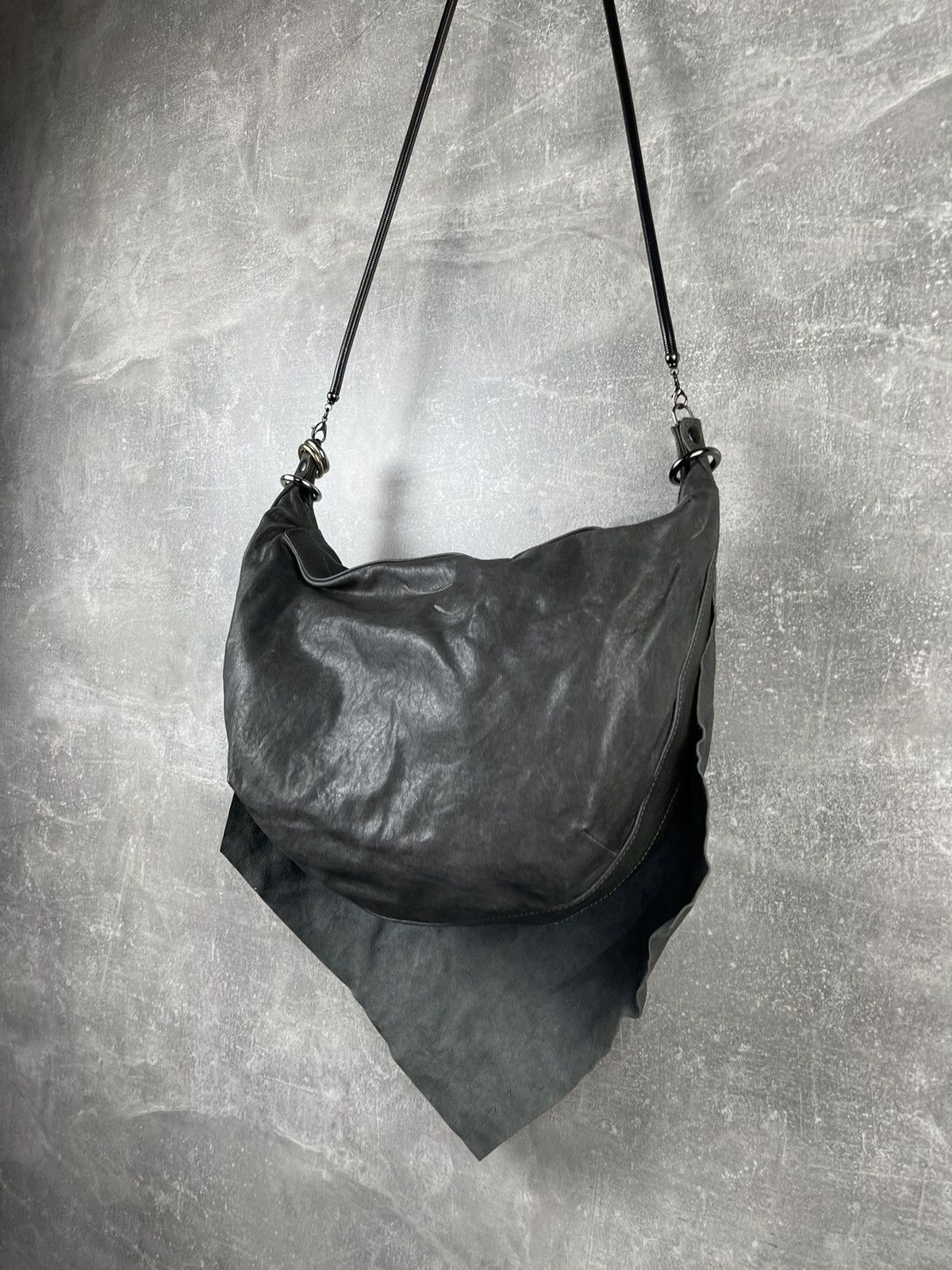 Other Avant Garde de Couture Gray Leather Shoulder Bag Italy Size ONE SIZE - 4 Thumbnail