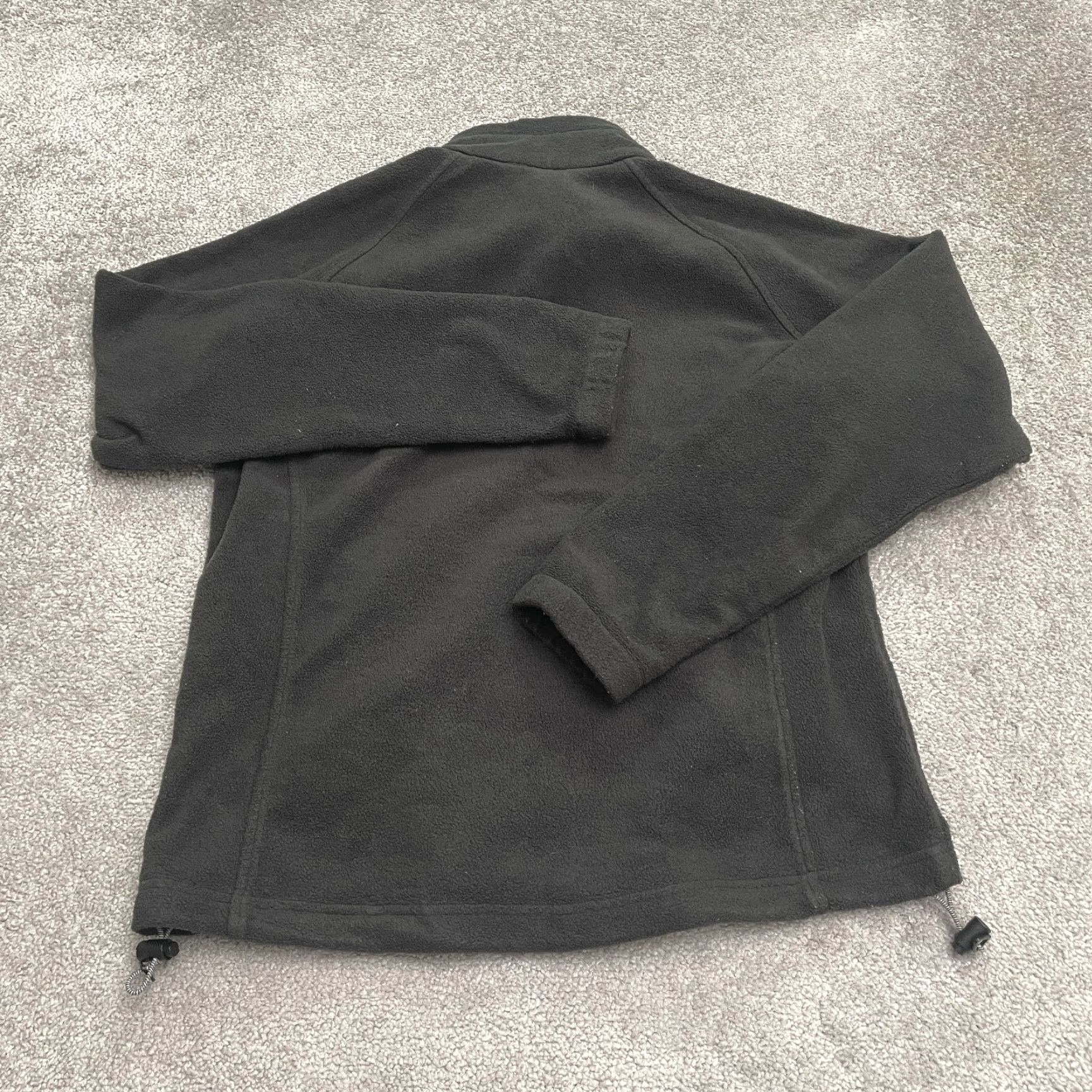 Vintage Columbia Jacket Womens Large Black Fleece Benton Springs Full Zip Outdoor Hiking Size L / US 10 / IT 46 - 2 Thumbnail