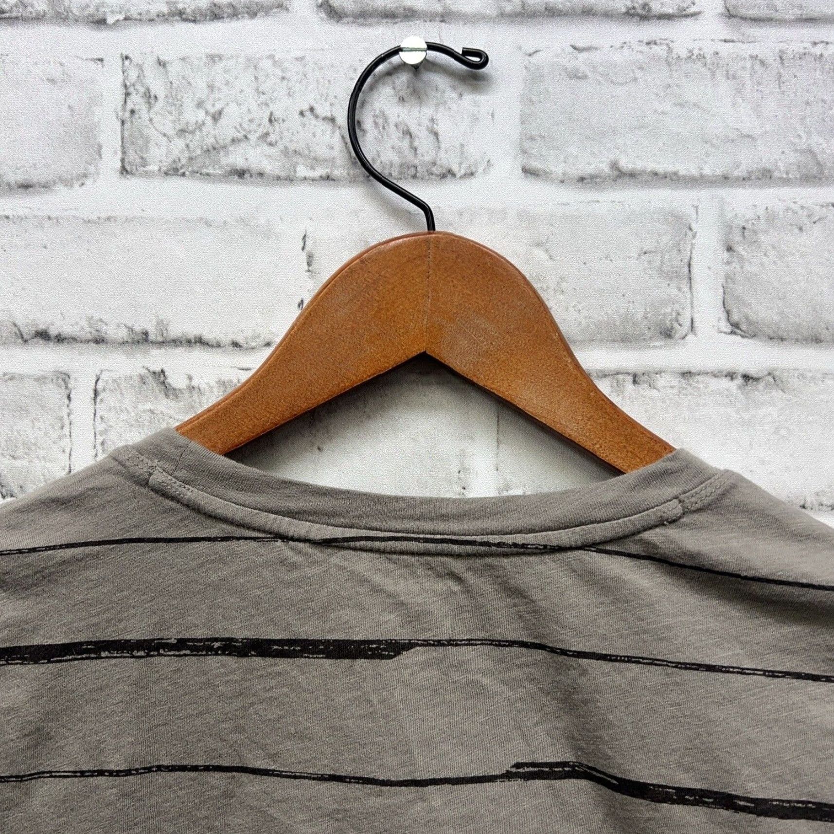 Athleta Athleta Striped T-Shirt Womens Small Beige Size S / US 4 / IT 40 - 5 Thumbnail
