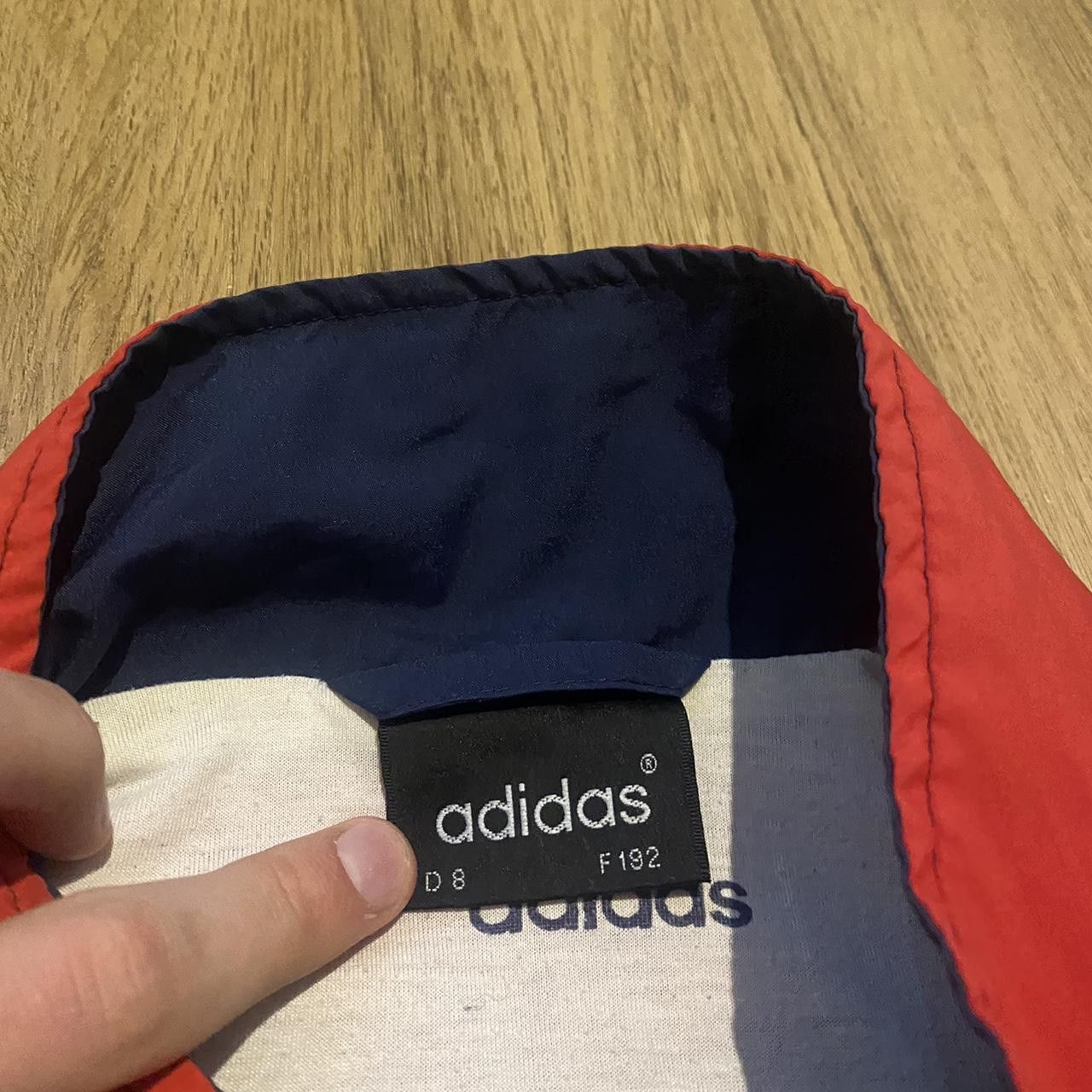 Adidas 90s Vintage Boxy Red & blue Adidas windbreaker Size US XL / EU 56 / 4 - 4 Thumbnail