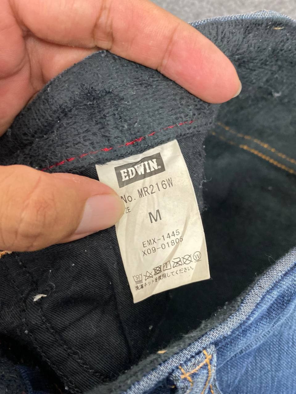 Edwin edwin fleece lining distressed denim Size 30" / US 8 / IT 44 - 14 Thumbnail