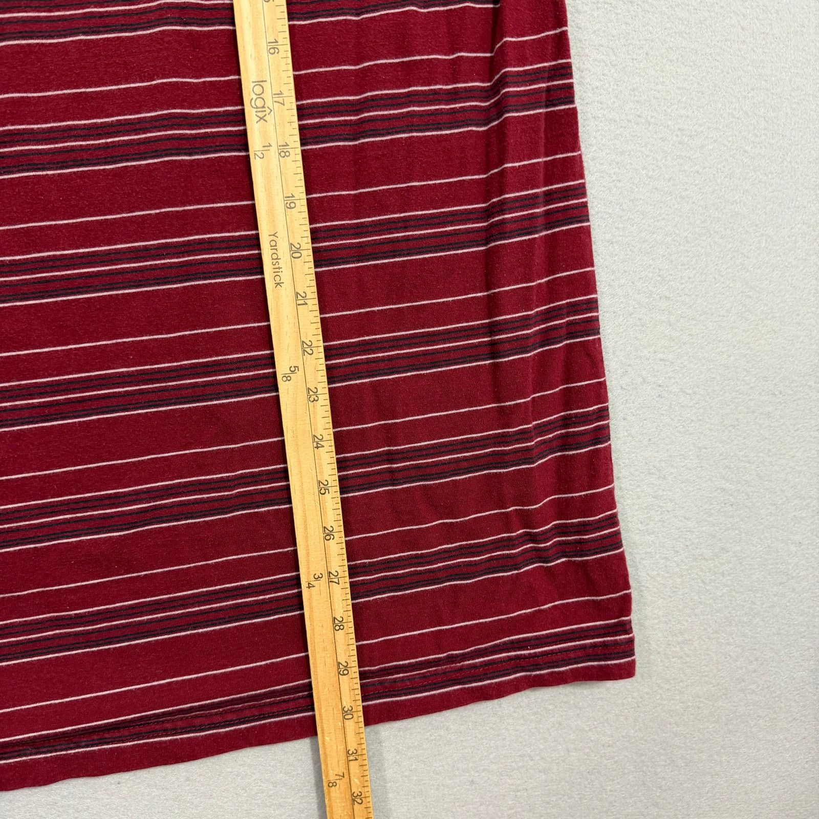 Vintage Vintage Sideout Striped Shirt Men's Large Red Pocket Tee y2k Size US L / EU 52-54 / 3 - 8 Thumbnail