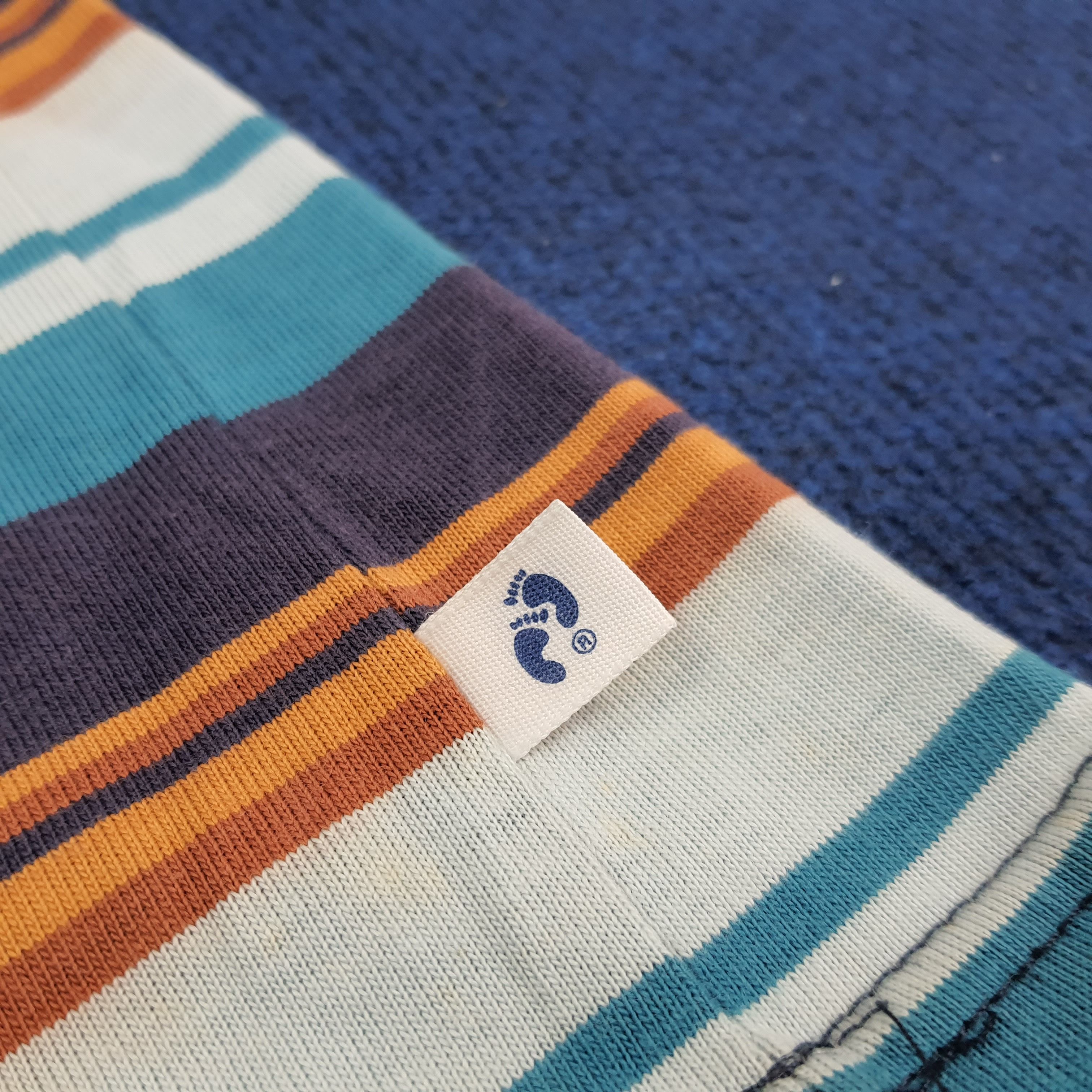Hang Ten × Vintage Vintage Hang Ten Striped Tshirt Size US L / EU 52-54 / 3 - 7 Thumbnail