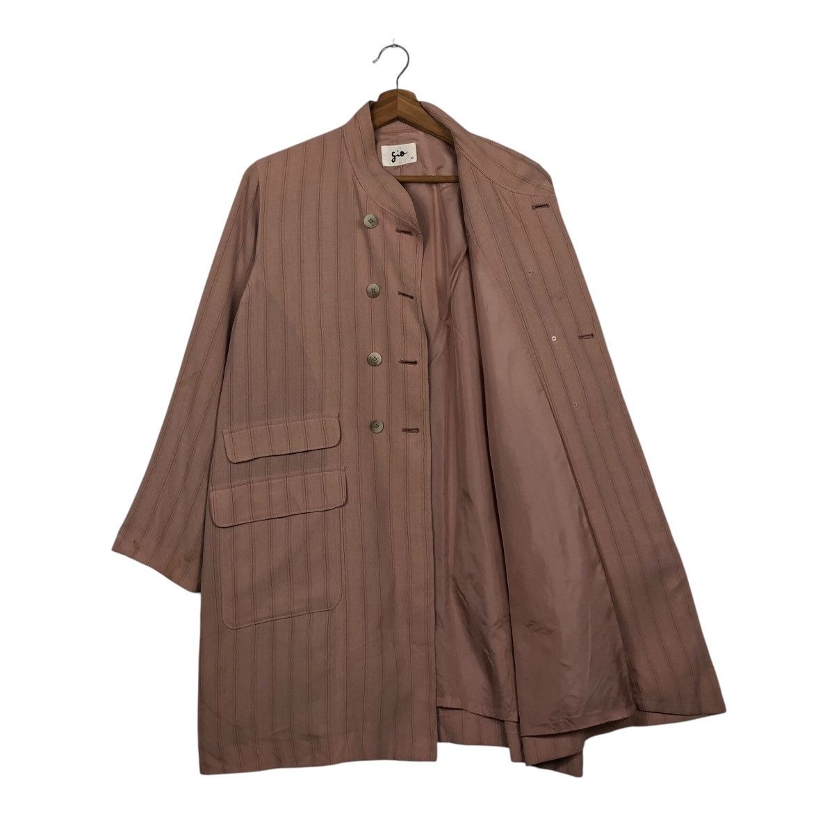 Designer × Japanese Brand 📌Vintage Long Jacket Gio Double Layer Issey Miyake Size US M / EU 48-50 / 2 - 12 Thumbnail