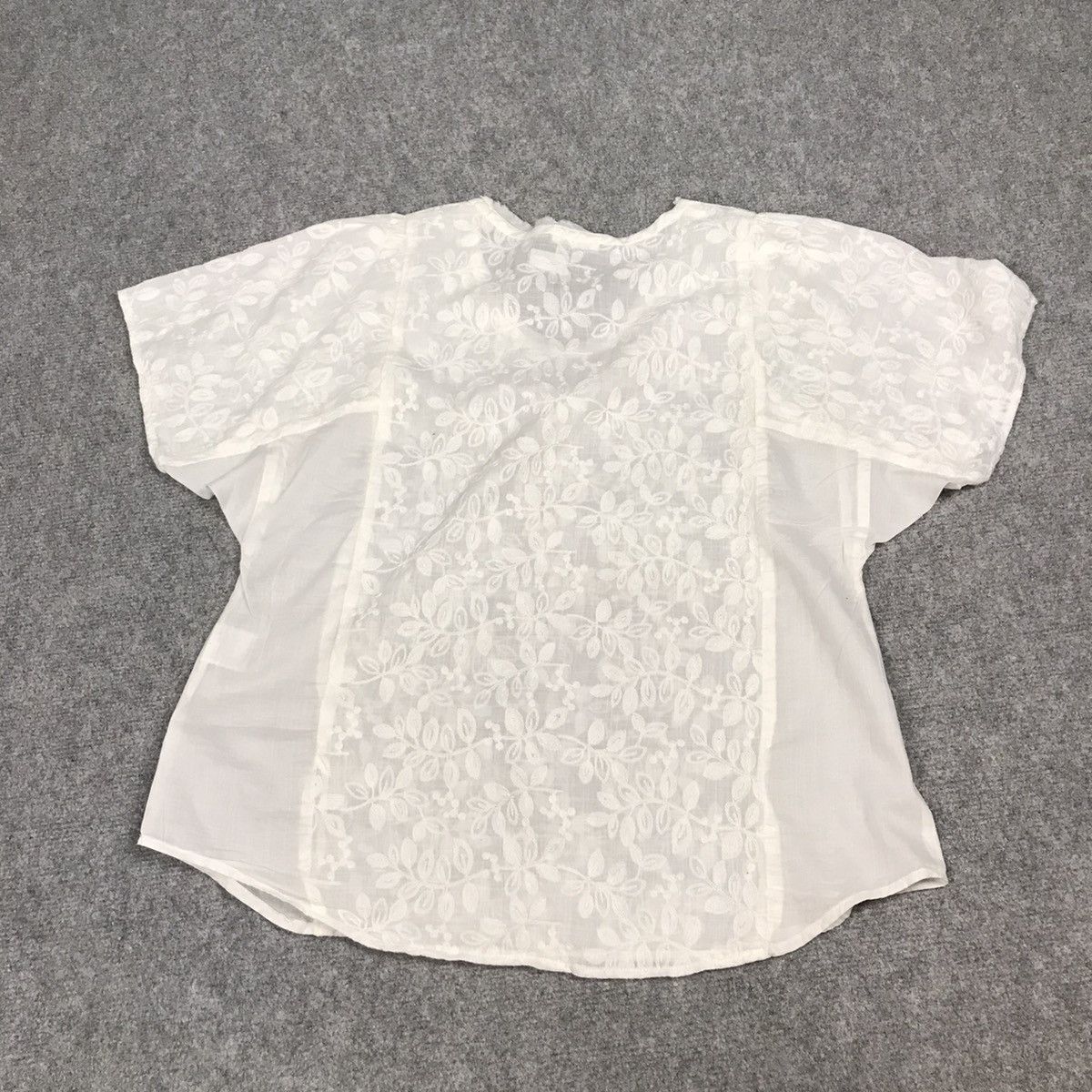 Issey Miyake PLANTATION BY ISSEY MIYAKE EMBROIDERY FLOWER DESIGN Size M / US 6-8 / IT 42-44 - 7 Thumbnail