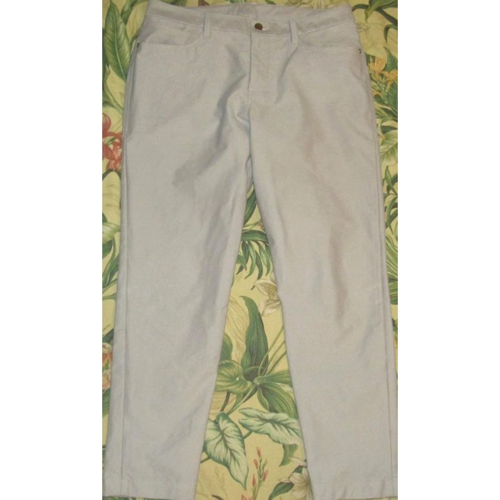 Lululemon LULULEMON Khaki ABC Utilitech Pants Slim 32 x 28 Size US 32 / EU 48 - 3 Thumbnail