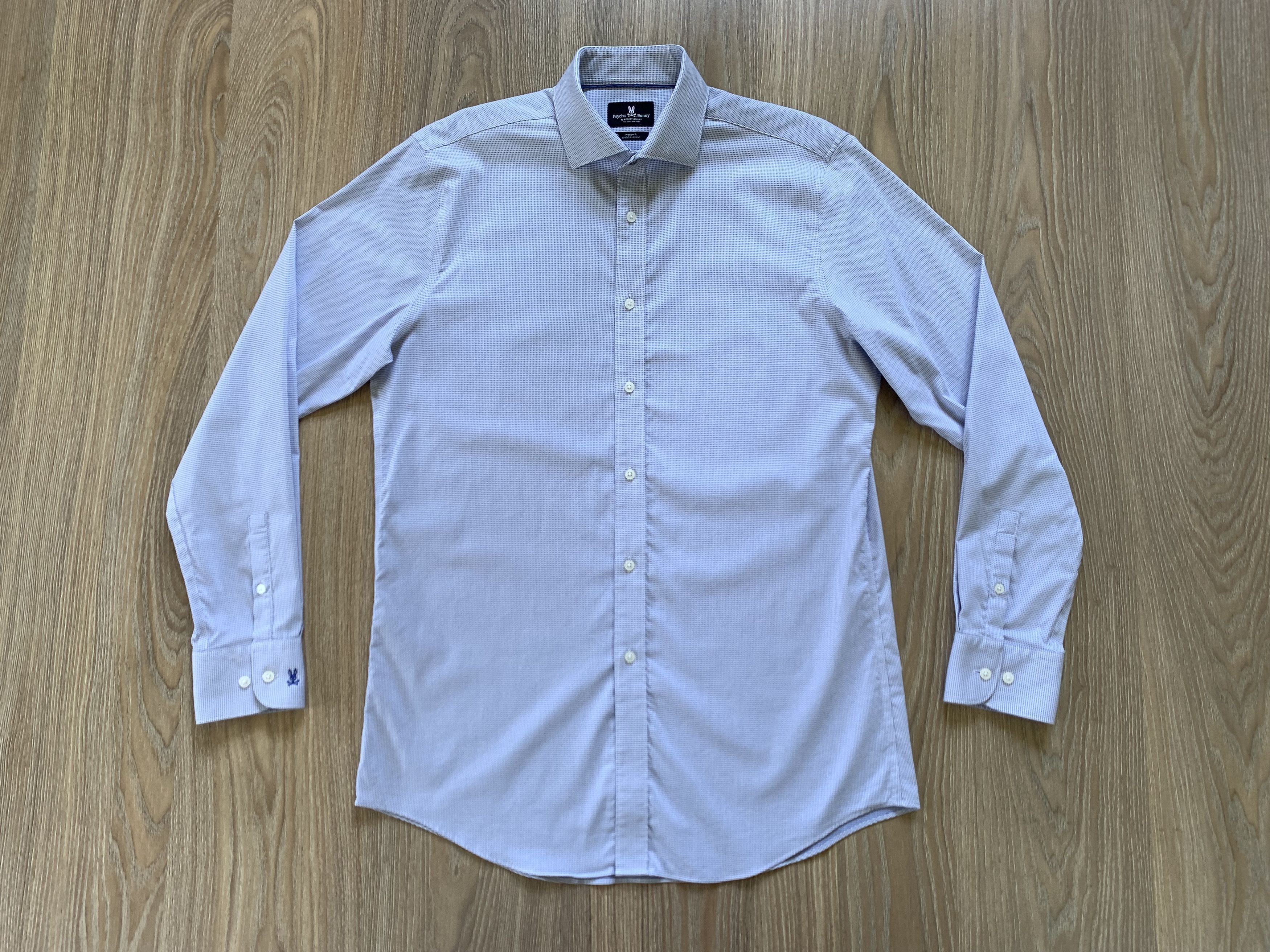 Salvatore Piccolo × Vintage Psycho Bunny Blue Button Up Shirt Size US S / EU 44-46 / 1 - 2 Thumbnail
