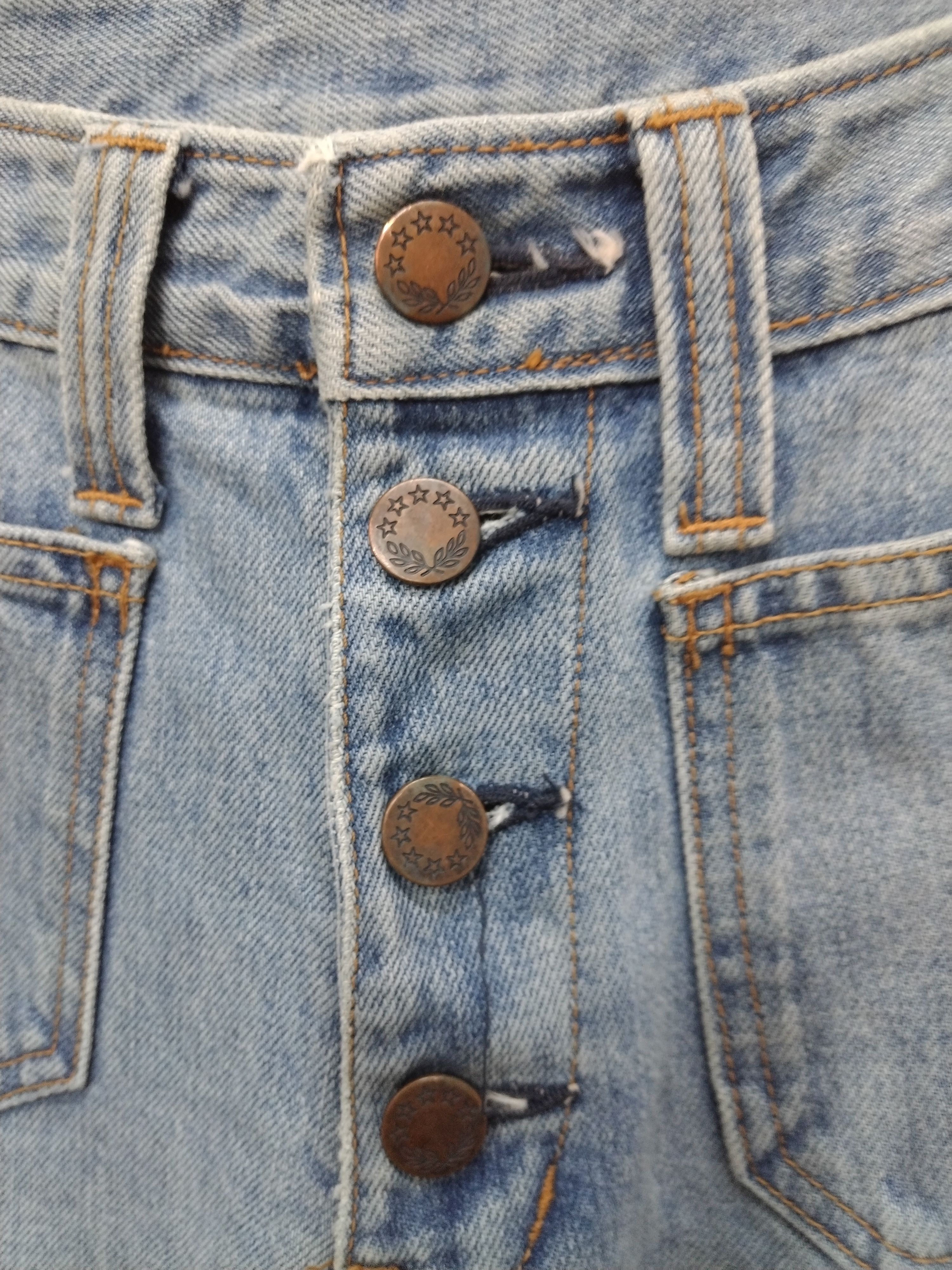 Japanese Brand × Le Grande Bleu (L.G.B.) × Vintage Vintage BLUE WAY Flare Bootcut Faded Jeans Bell Button Size 28" / US 6 / IT 42 - 3 Thumbnail
