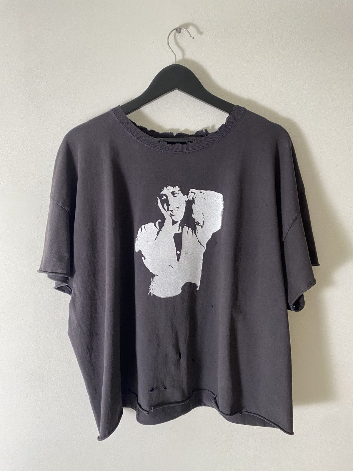Band Tees Vintage-Washed Faded and Distressed Lou Reed Band T Shirt 2 Size US XL / EU 56 / 4 - 1 Thumbnail