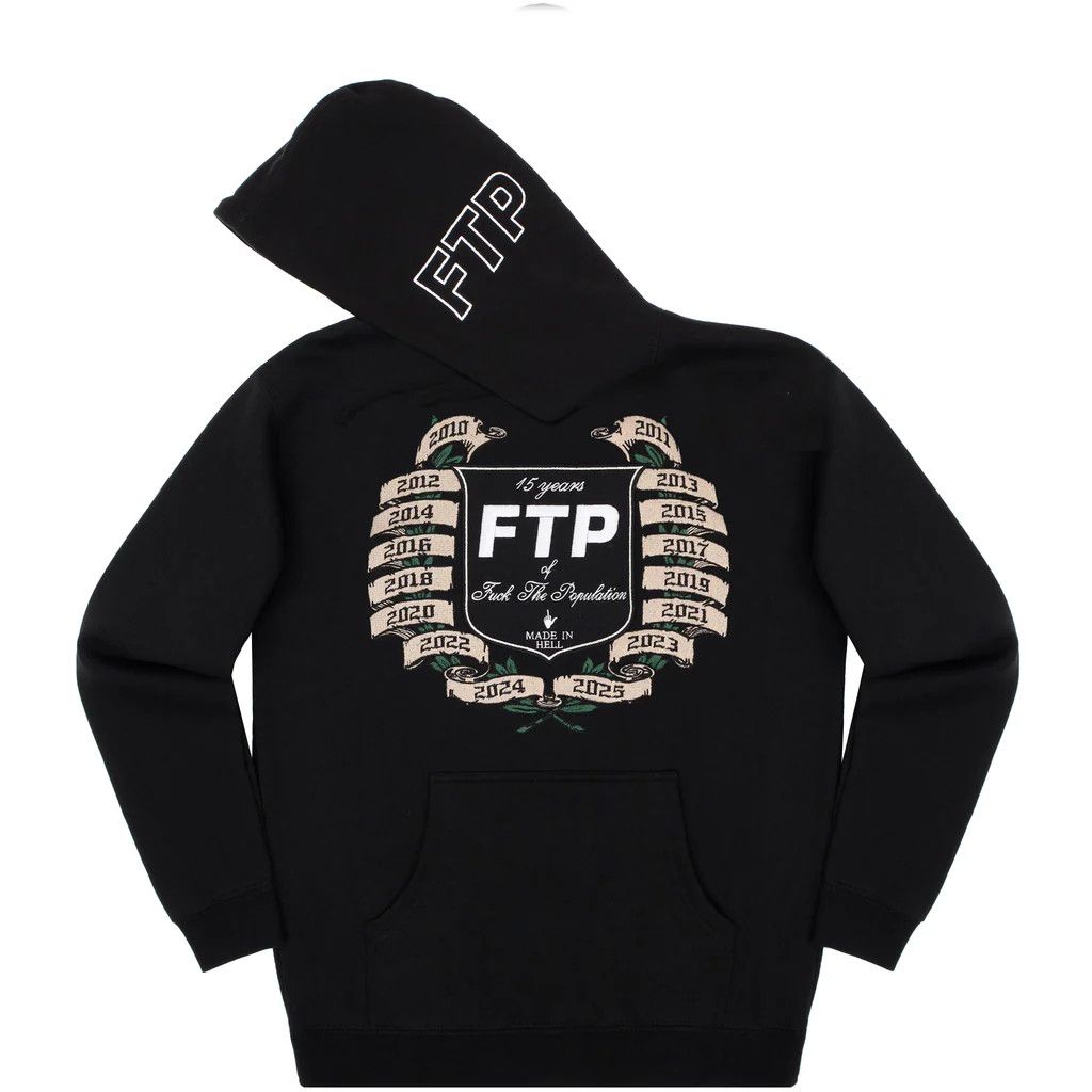 Fuck The Population FTP 15 Year Anniversary Hoodie Size US L / EU 52-54 / 3 - 4 Thumbnail