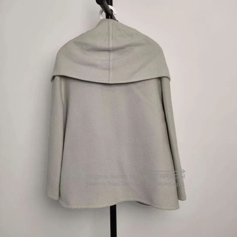 Hermes Hermes Light blue woolen coat Size XXS / US 00 / IT 34 - 2 Thumbnail