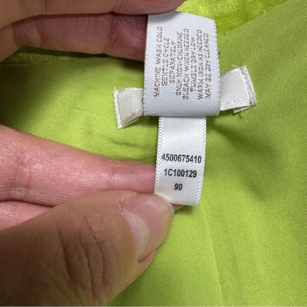 Chicos Chico's Luxe Lolyta Neon Green Jacket Size 1 US M Size M / US 6-8 / IT 42-44 - 8 Thumbnail