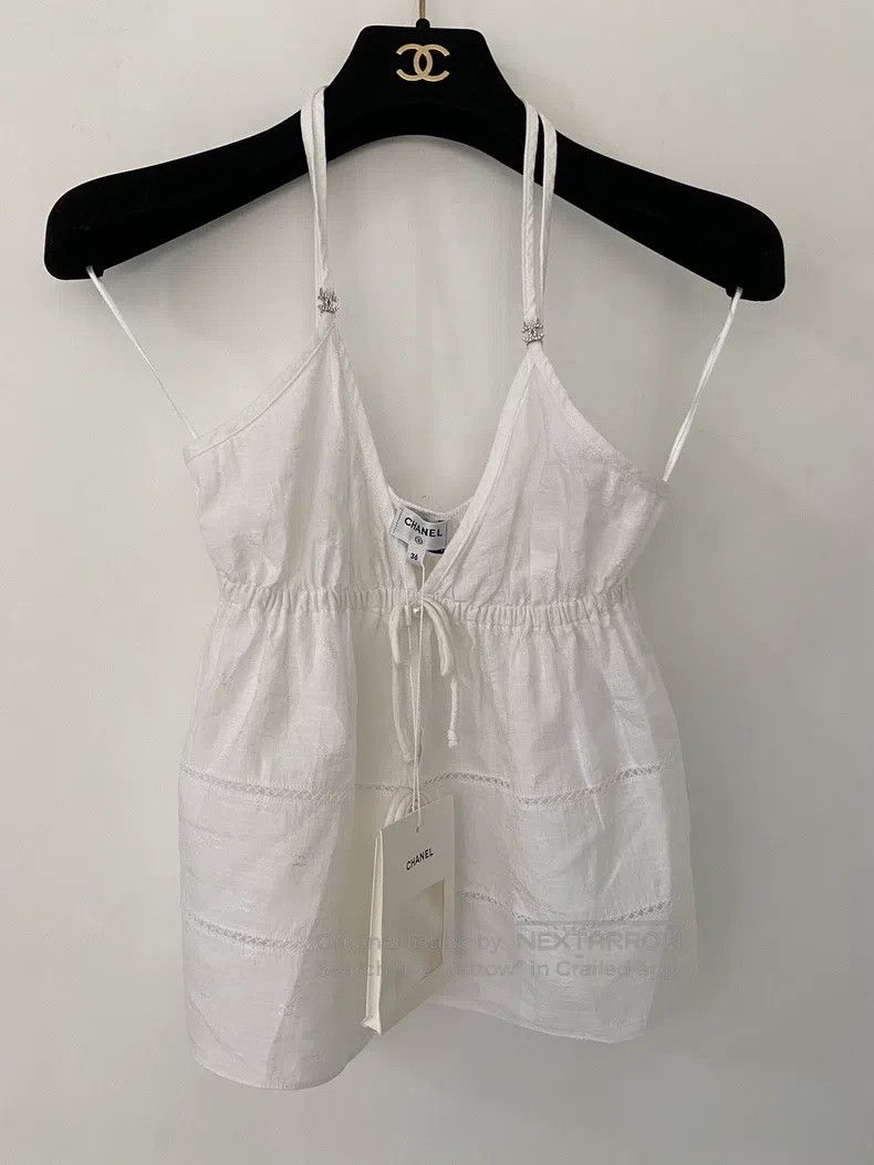 Chanel Chanel 25p pearl bow suspenders Size XS / US 0-2 / IT 36-38 - 1 Thumbnail